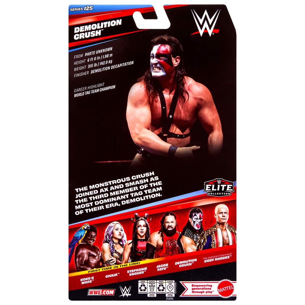 WWE Elite Collection Series 125 Demolition Crush