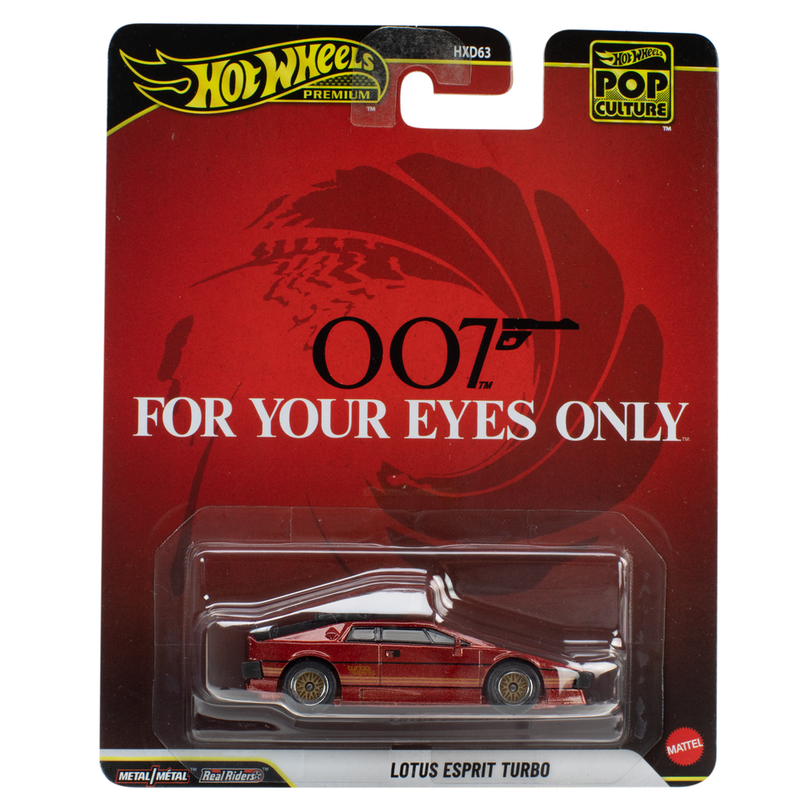 Hot Wheels Premium Pop Culture 007 For Your Eyes Only Lotus Esprit Turbo