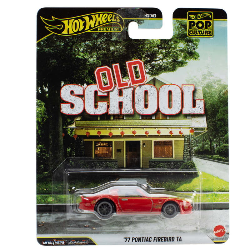 Hot Wheels Premium Pop Culture Old School '77 Pontiac Firebird TA
