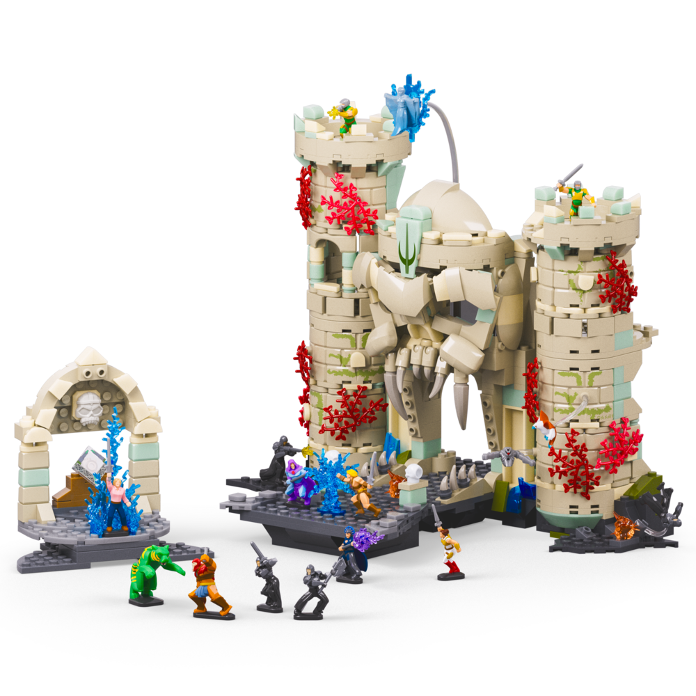 PRE-ORDER Masters of the Universe Movie BrickShop Battle of Castle Greyskull