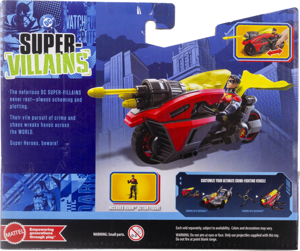 DC Super Heroes 6" Core Robin & Robin Cycle