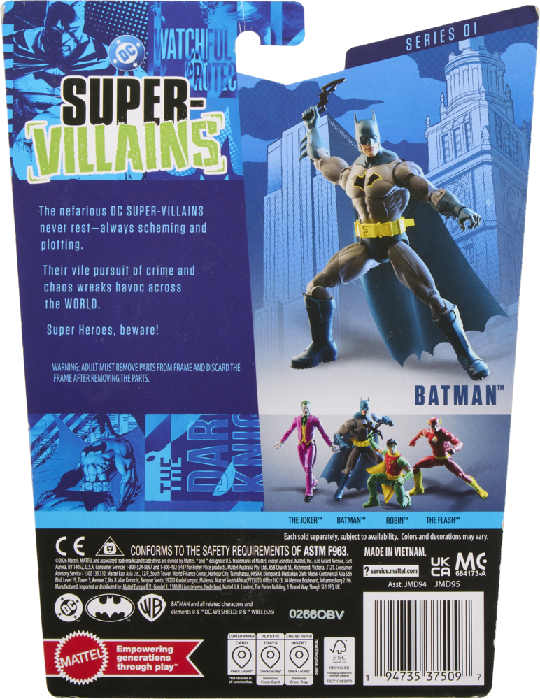 PRE-ORDER DC Super Heroes 6" Core Wave 1 Batman