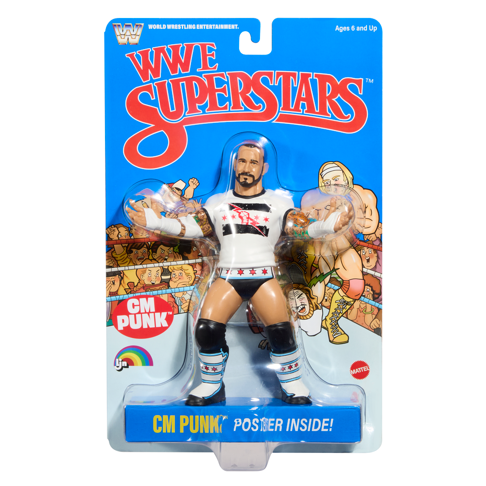 PRE-ORDER WWE Superstars Retro LJN CM Punk