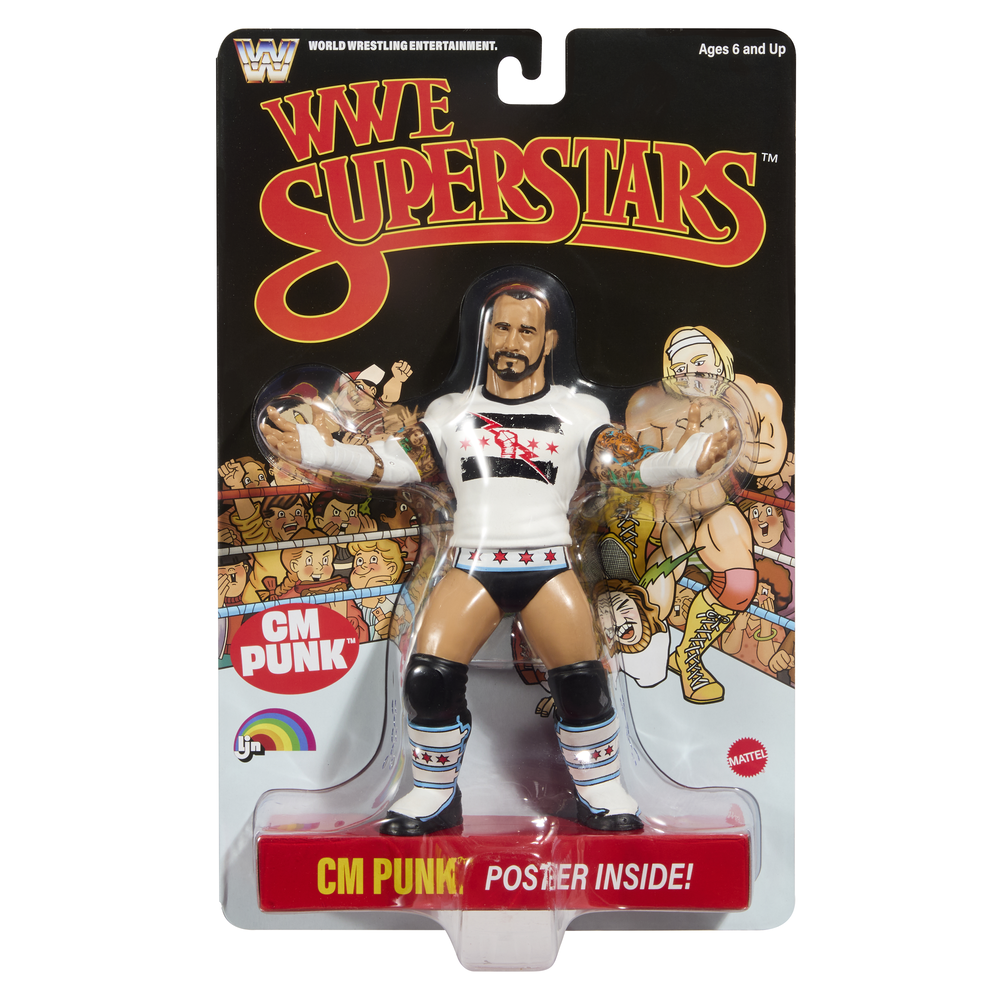 PRE-ORDER WWE Superstars Retro LJN CM Punk