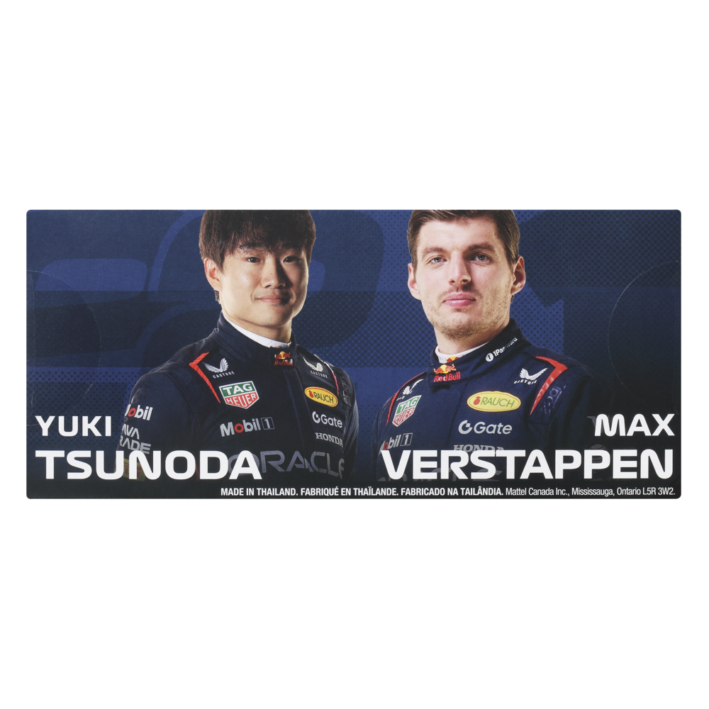 Hot Wheels Premium Formula 1 2025 Oracle Red Bull Racing F1 Team - Max Verstappen & Yuki Tsunodai