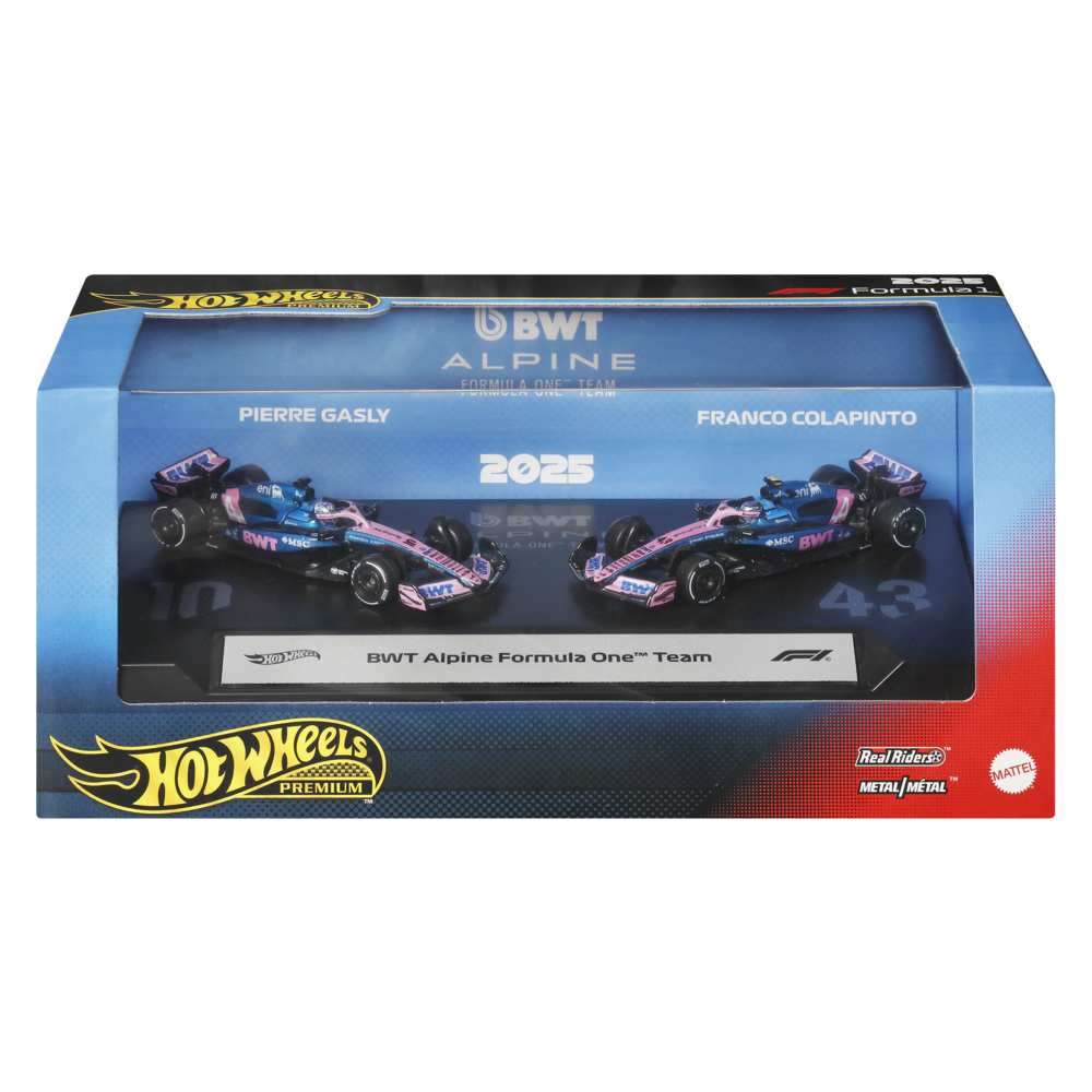 Hot Wheels Premium Formula 1 2025 BWT Alpine F1 Team - Pierre Gasly & Franco Colapinto