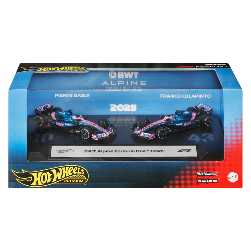Hot Wheels Premium Formula 1 2025 BWT Alpine F1 Team - Pierre Gasly & Franco Colapinto