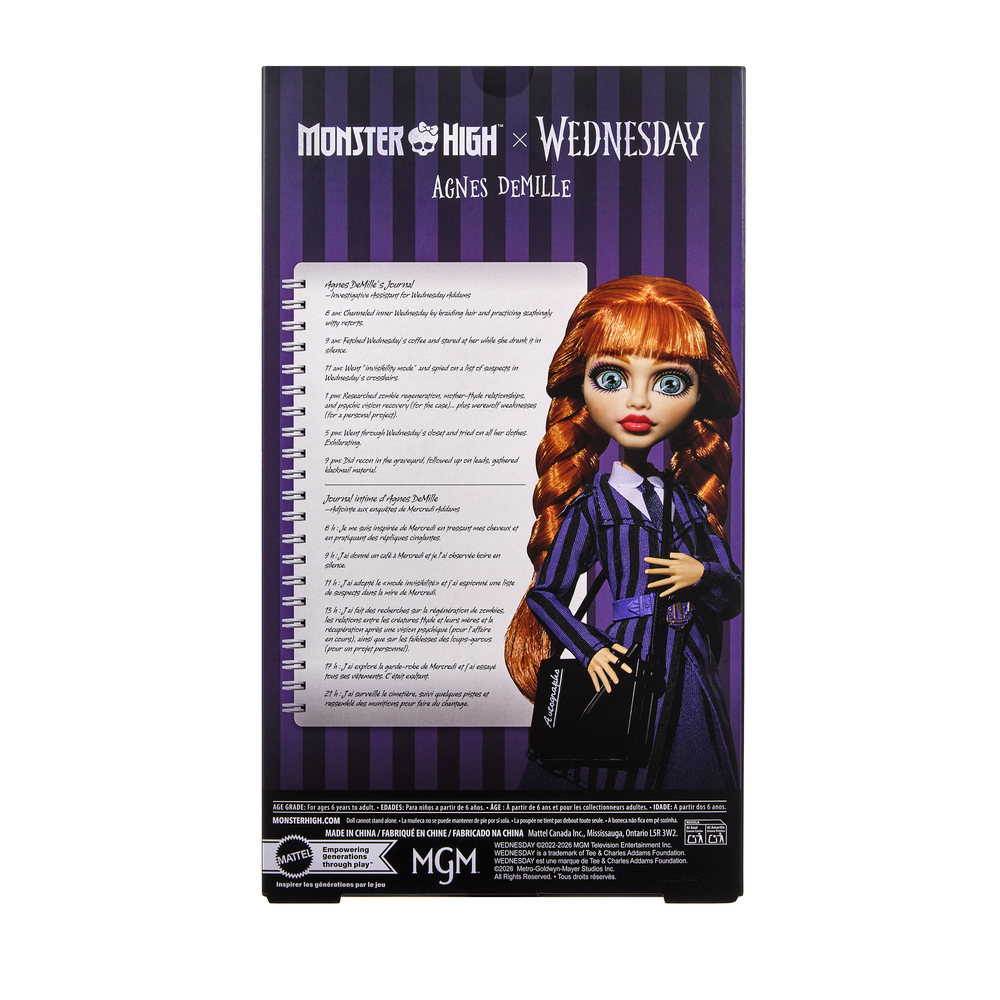 Monster High X Wednesday - Agnes Demille