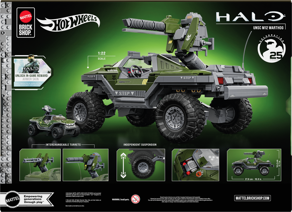 Brick Shop Halo Warthog