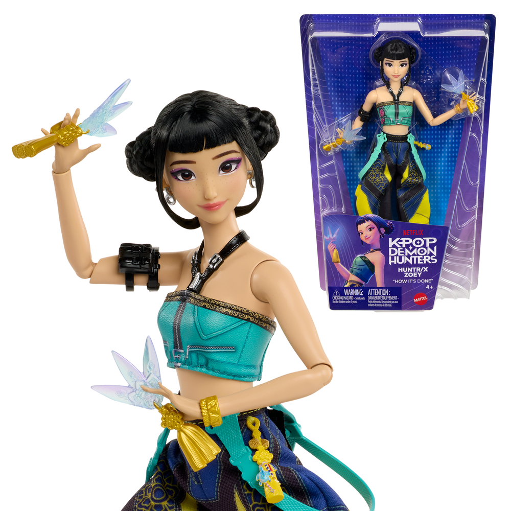PRE-ORDER K-Pop Demon Hunters Fashion Doll Zoey