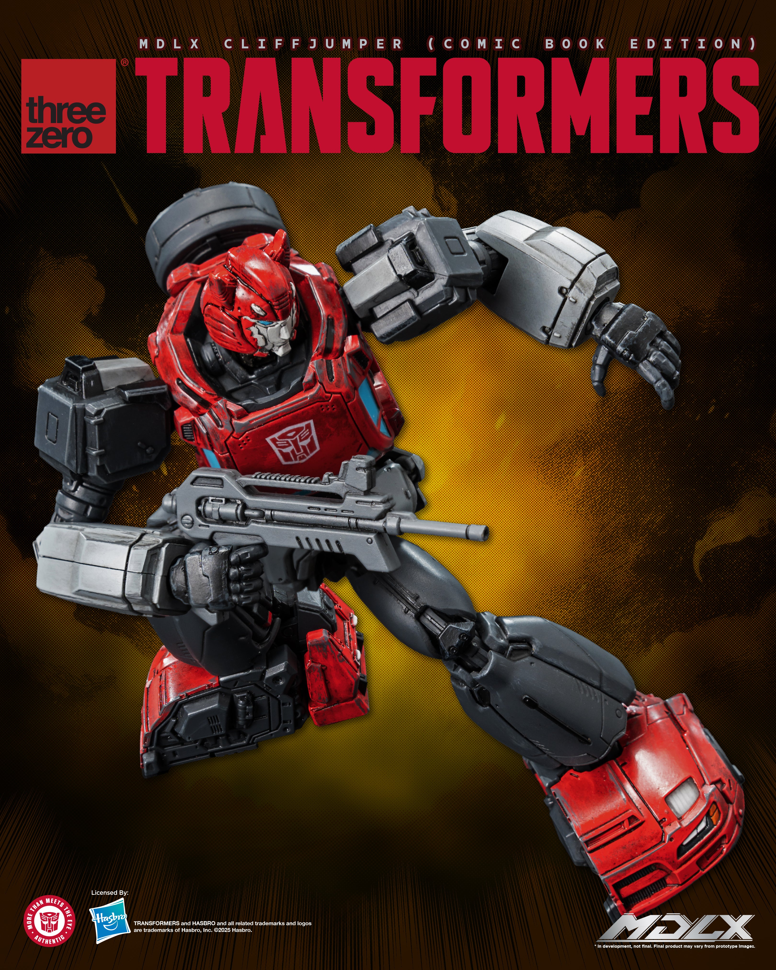 PRE-ORDER THREEZERO Transformers MDLX (Comic Book Edition) Cliffjumper