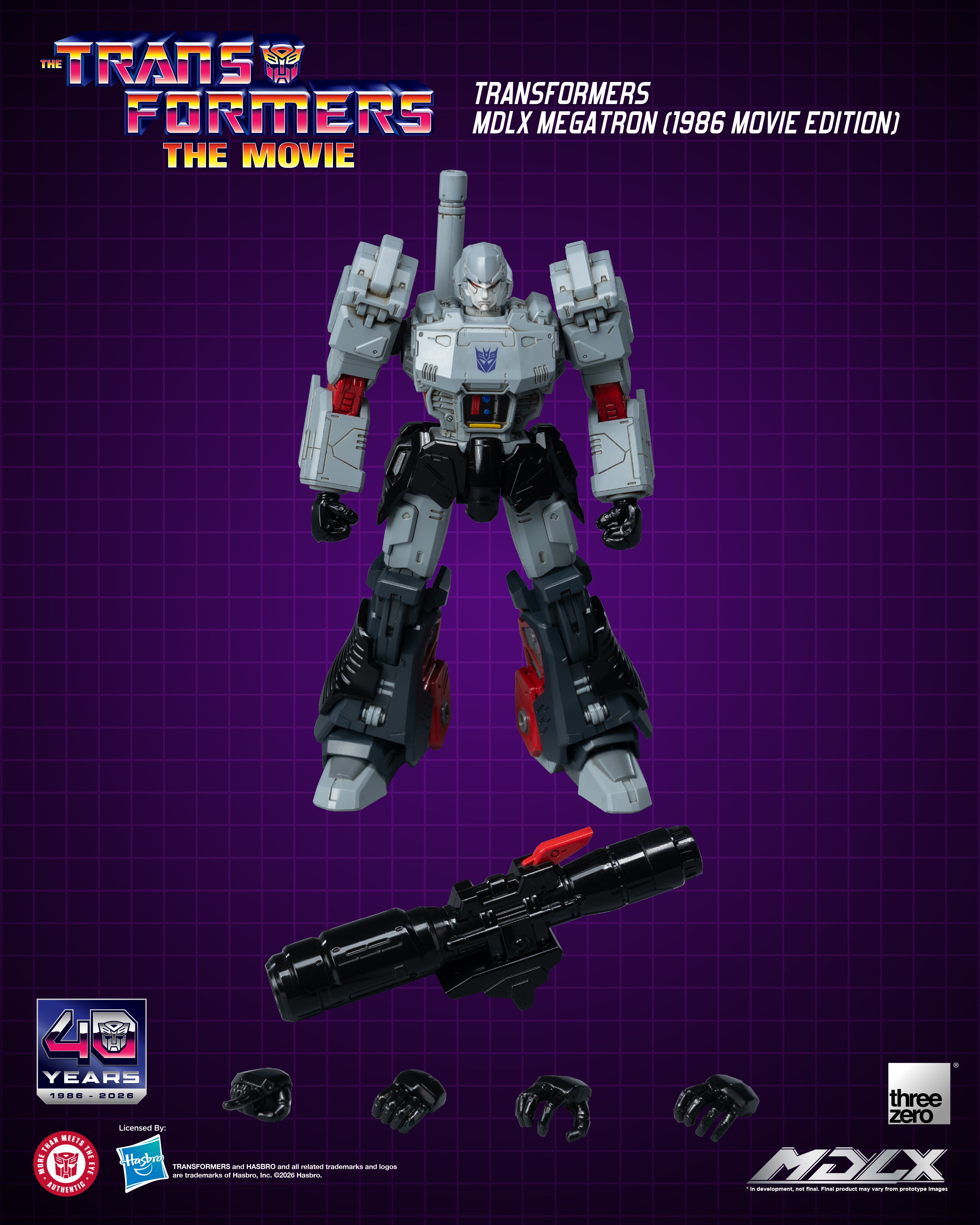 PRE-ORDER THREEZERO Transformers MDLX Megatron (1986 Movie Edition)