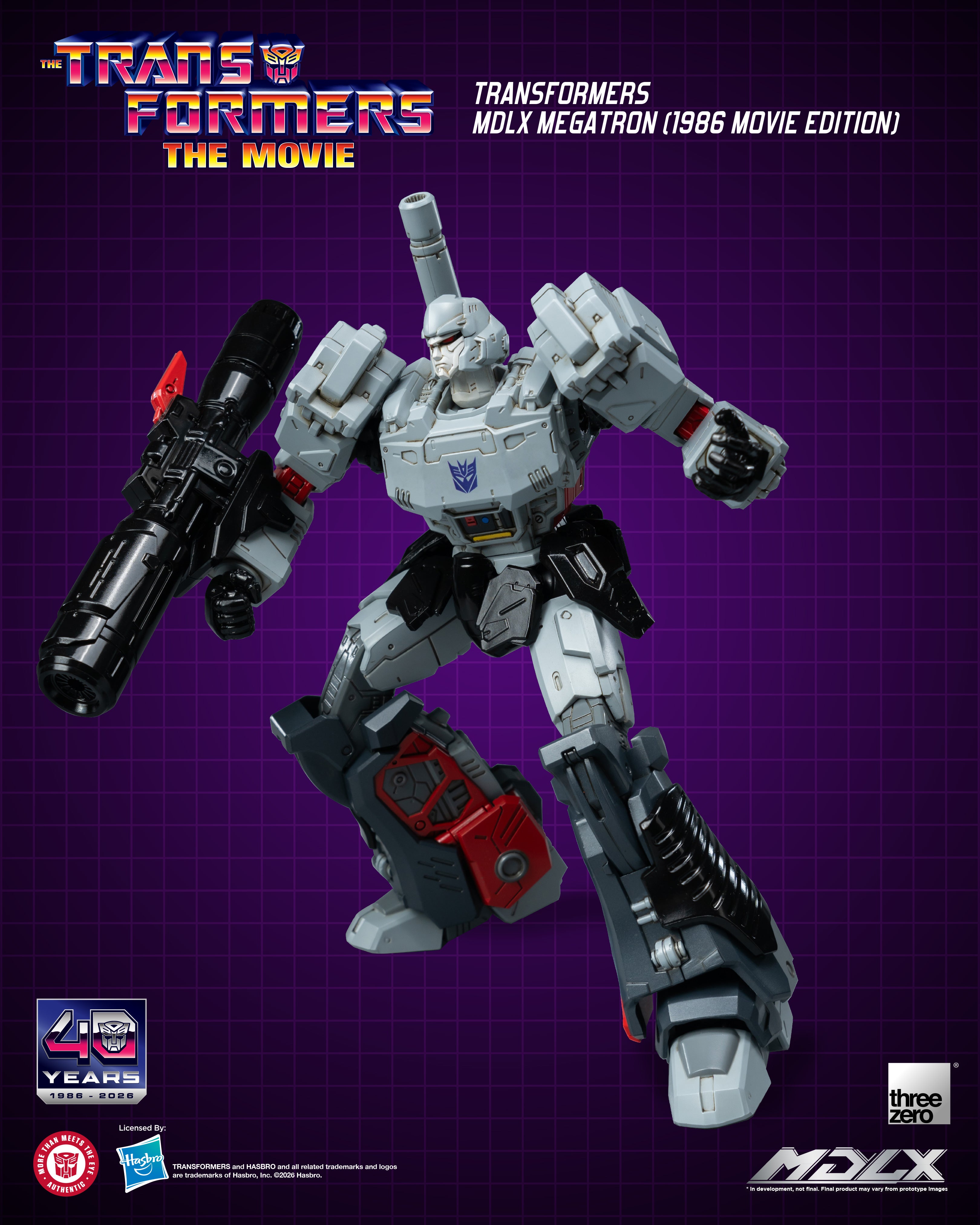 PRE-ORDER THREEZERO Transformers MDLX Megatron (1986 Movie Edition)