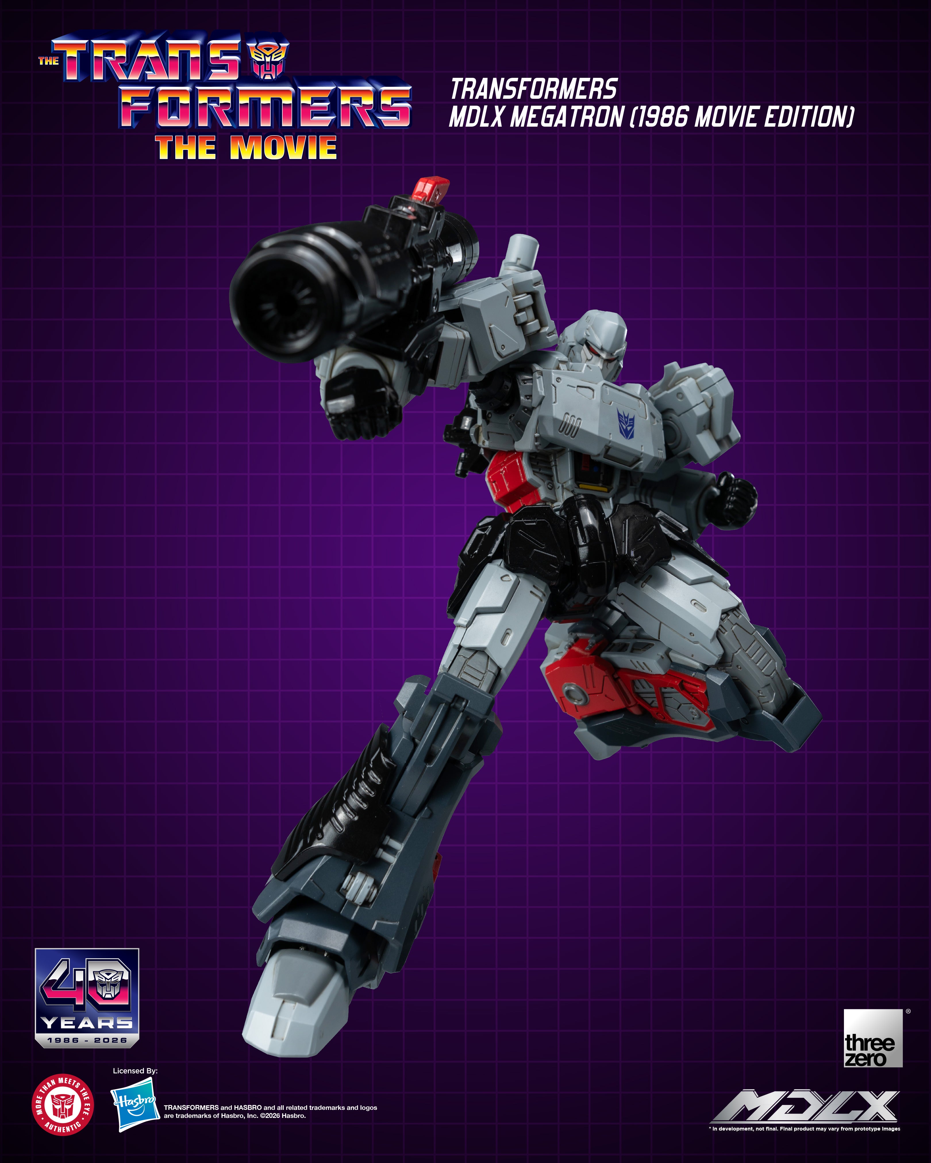 PRE-ORDER THREEZERO Transformers MDLX Megatron (1986 Movie Edition)