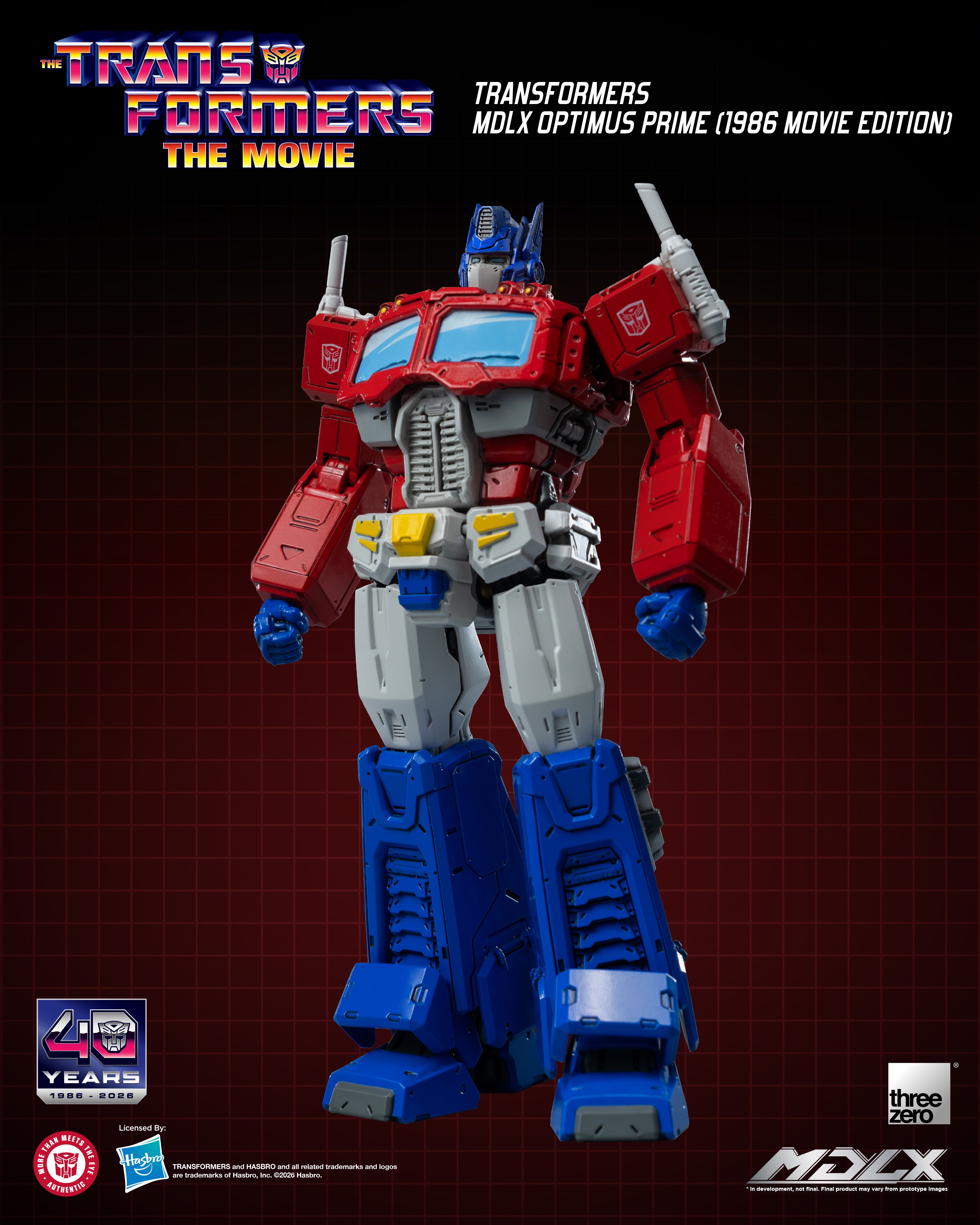 PRE-ORDER THREEZERO Transformers MDLX Optimus Prime (1986 Movie Edition)