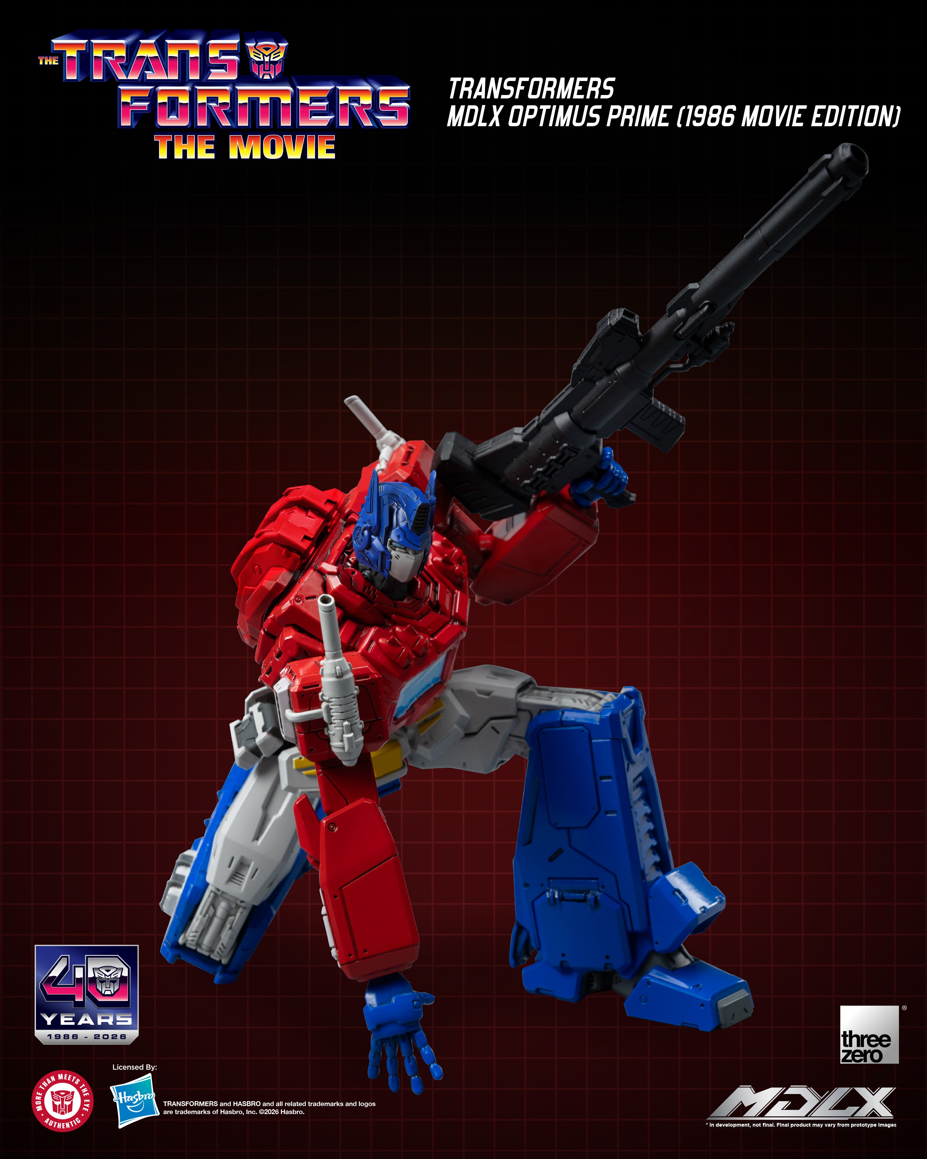 PRE-ORDER THREEZERO Transformers MDLX Optimus Prime (1986 Movie Edition)