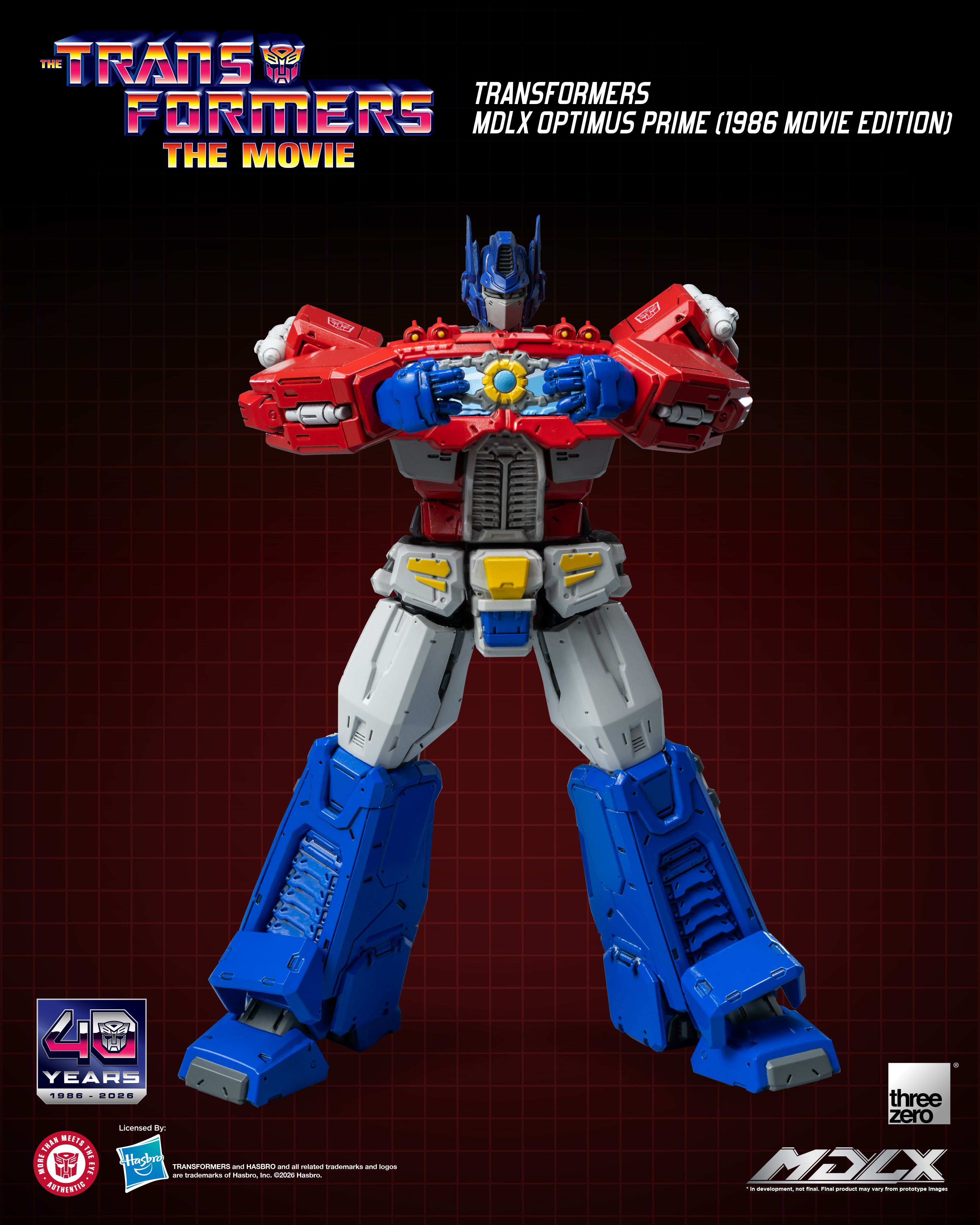 PRE-ORDER THREEZERO Transformers MDLX Optimus Prime (1986 Movie Edition)