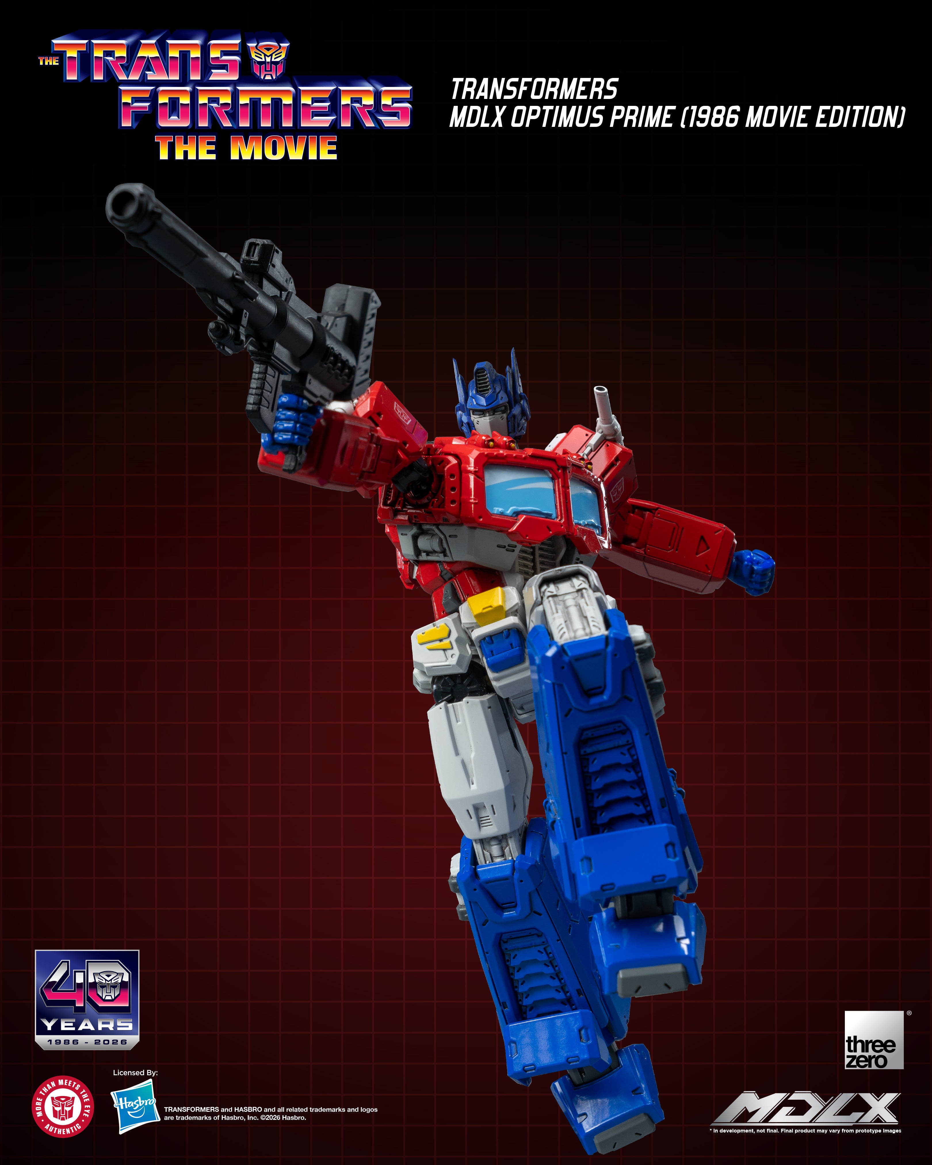 PRE-ORDER THREEZERO Transformers MDLX Optimus Prime (1986 Movie Edition)