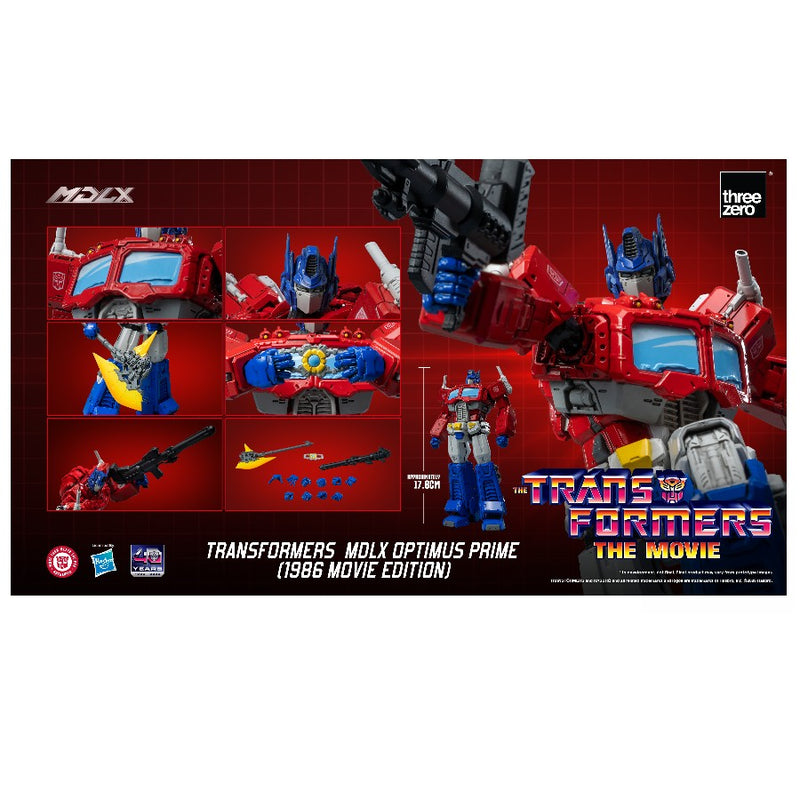 PRE-ORDER THREEZERO Transformers MDLX Optimus Prime (1986 Movie Edition)