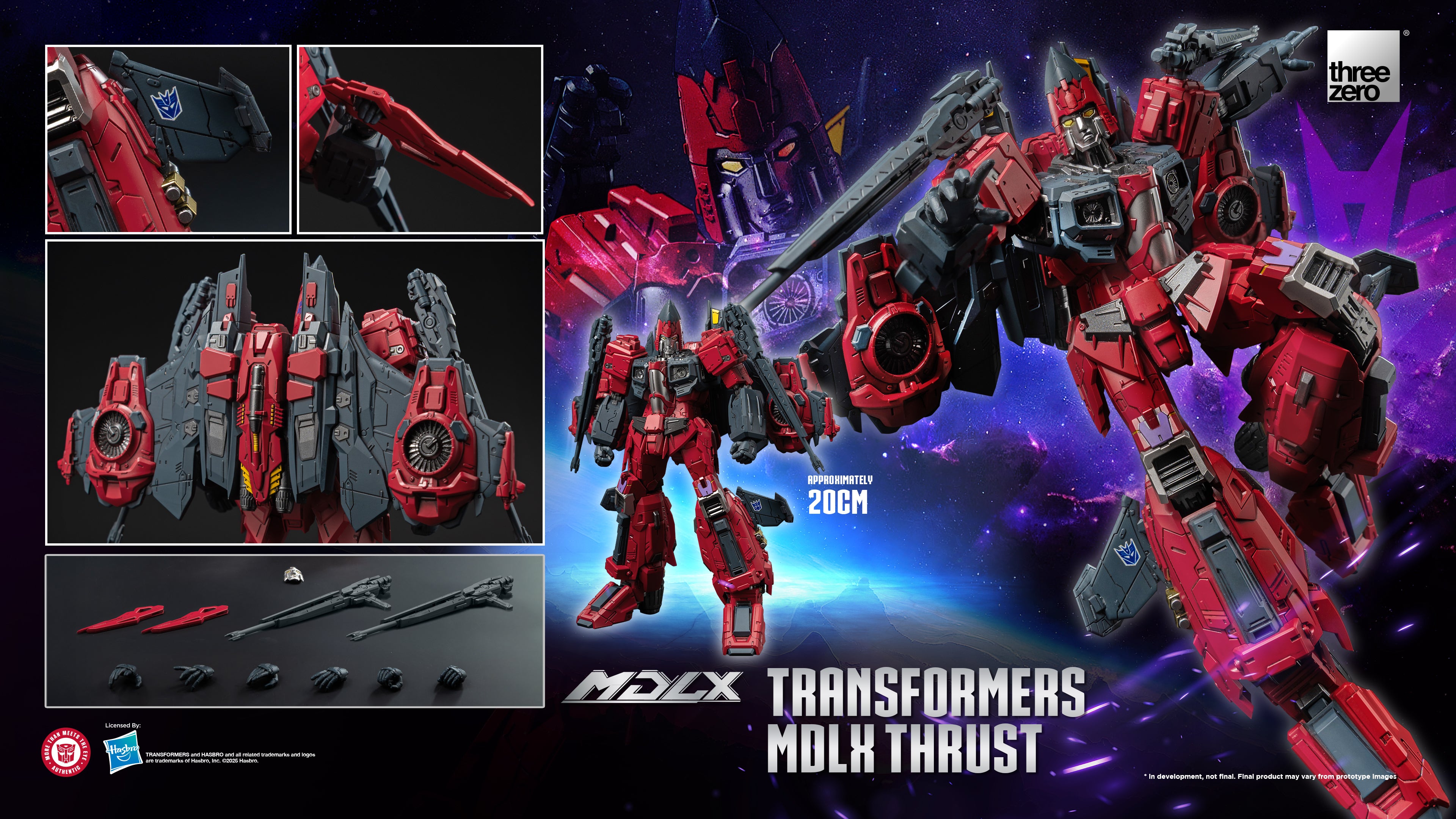 PRE-ORDER THREEZERO Transformers MDLX (G1 Inspired) Thrust