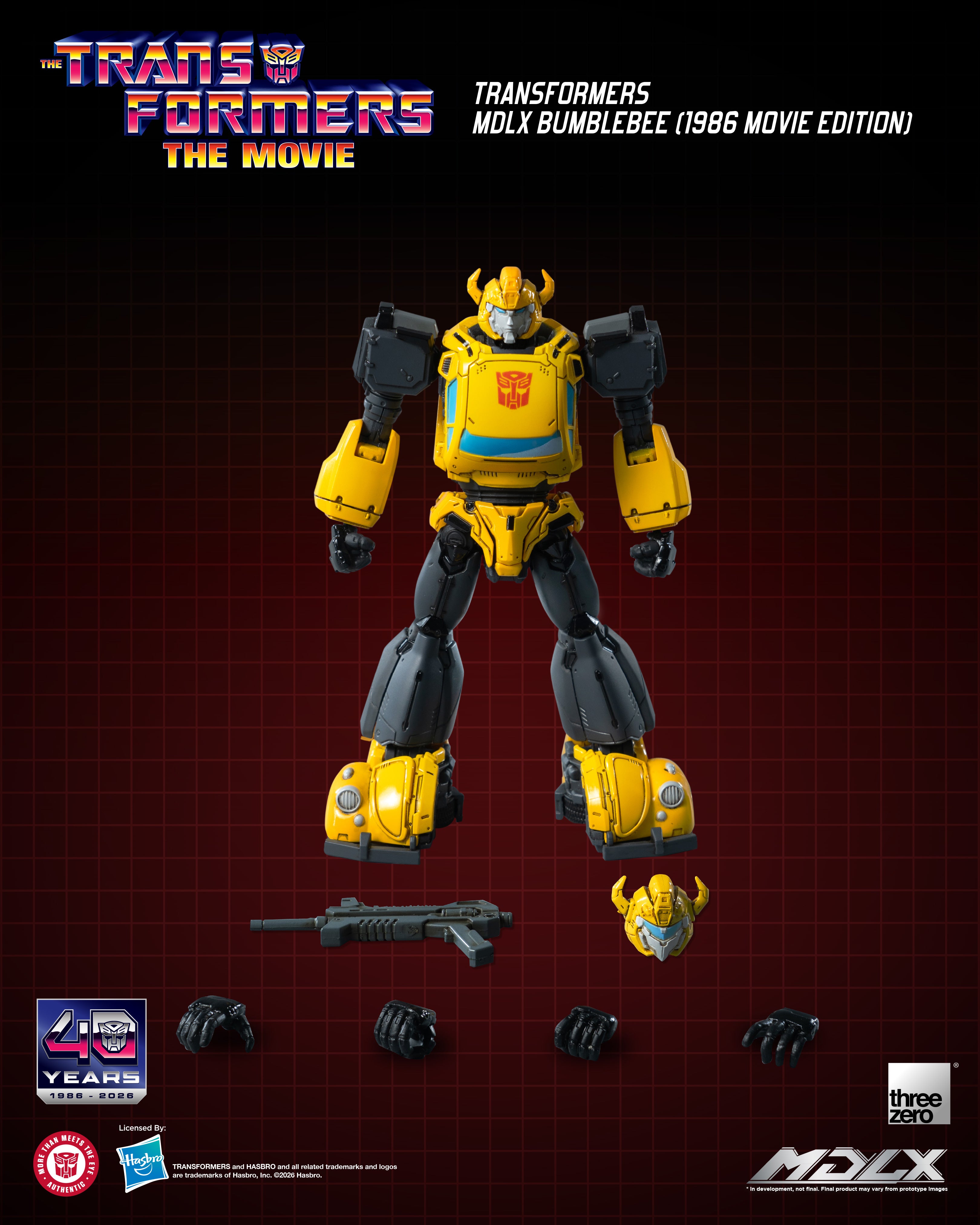 PRE-ORDER THREEZERO Transformers MDLX Bumblebee (1986 Movie Edition)
