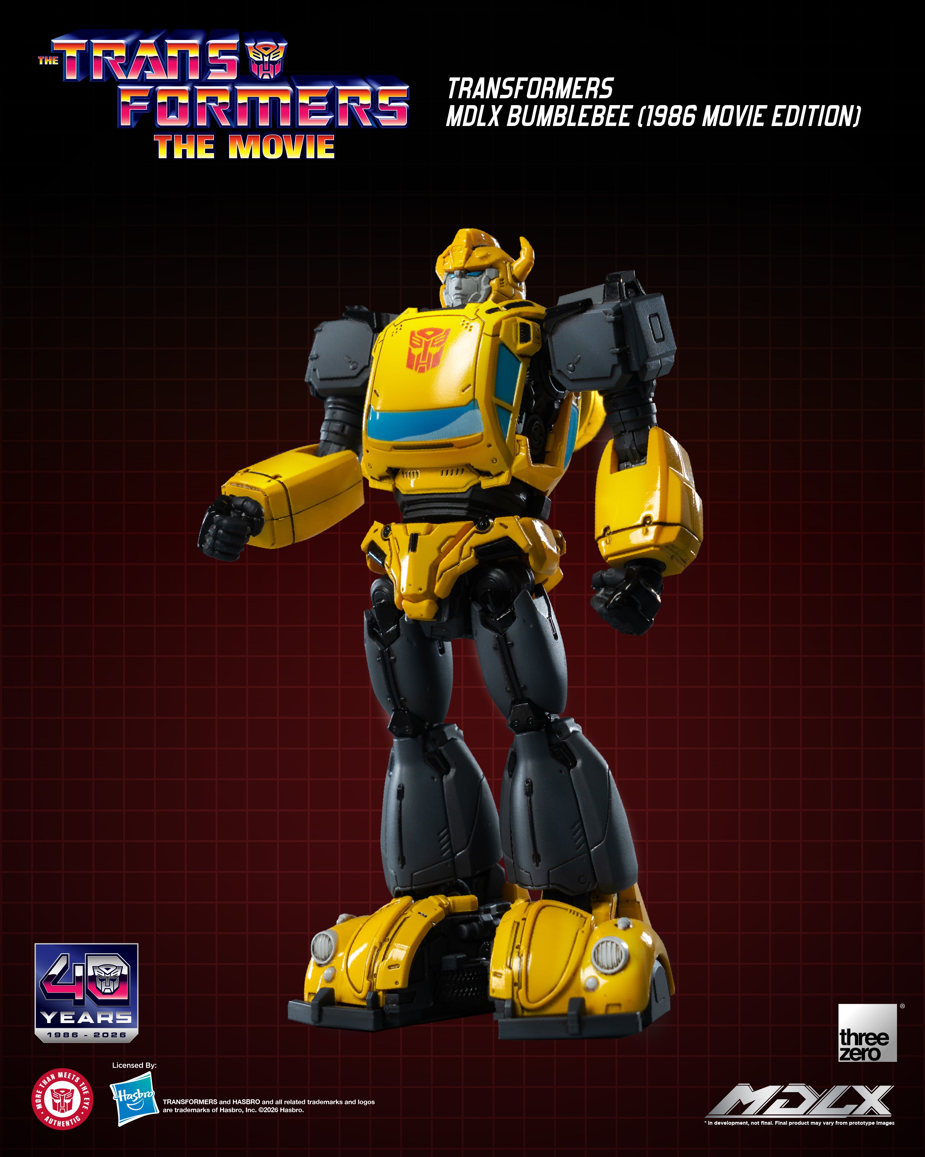 PRE-ORDER THREEZERO Transformers MDLX Bumblebee (1986 Movie Edition)