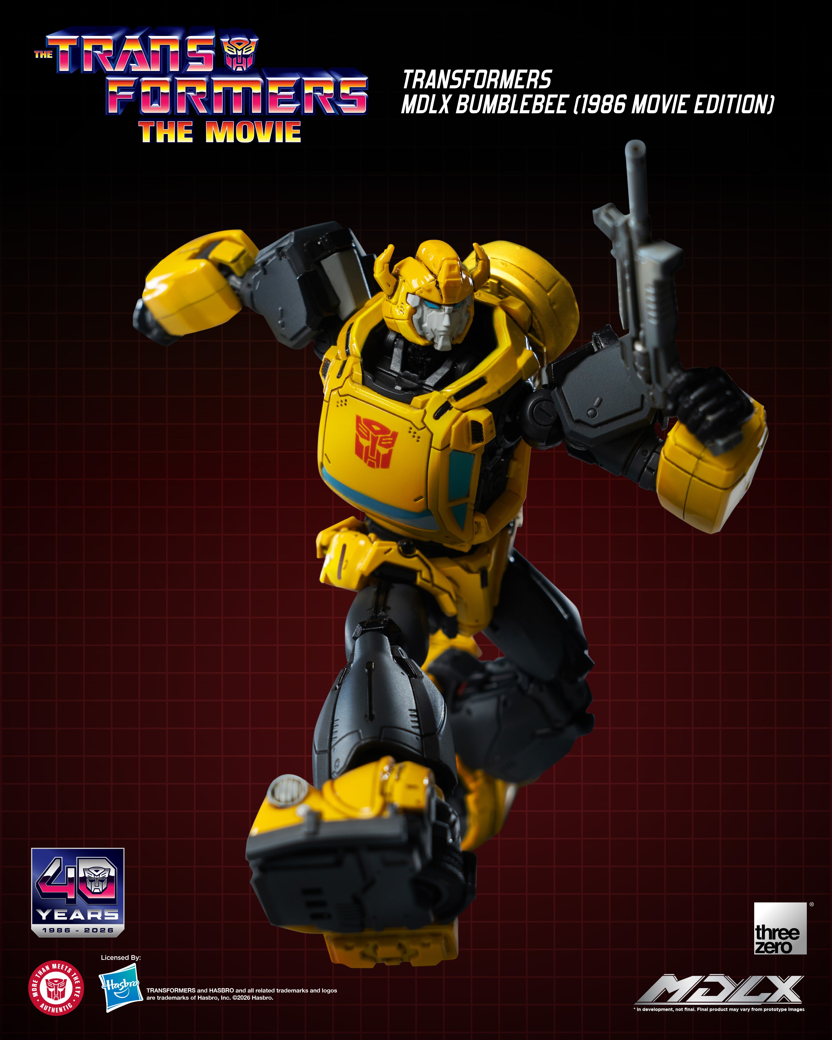 PRE-ORDER THREEZERO Transformers MDLX Bumblebee (1986 Movie Edition)