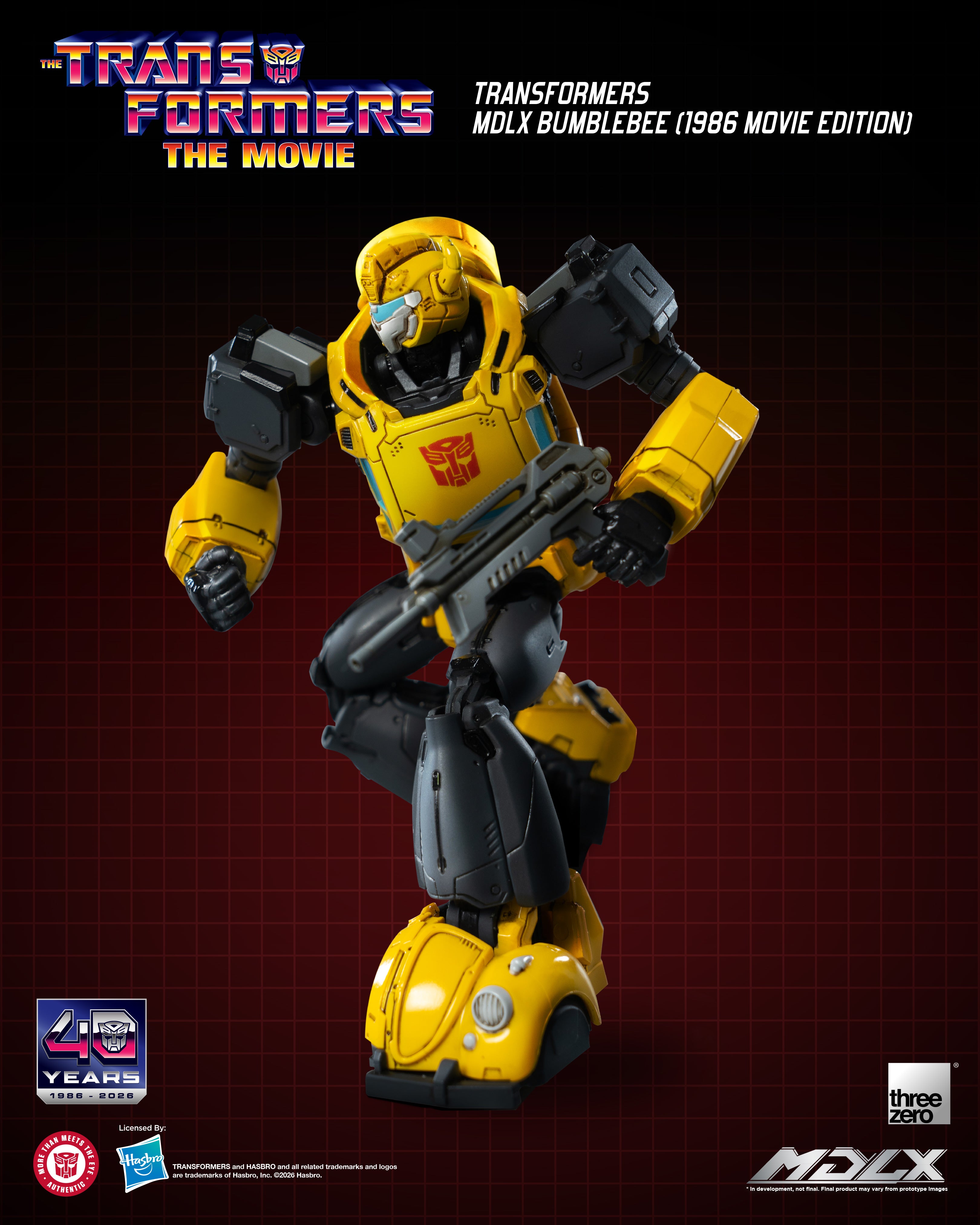 PRE-ORDER THREEZERO Transformers MDLX Bumblebee (1986 Movie Edition)