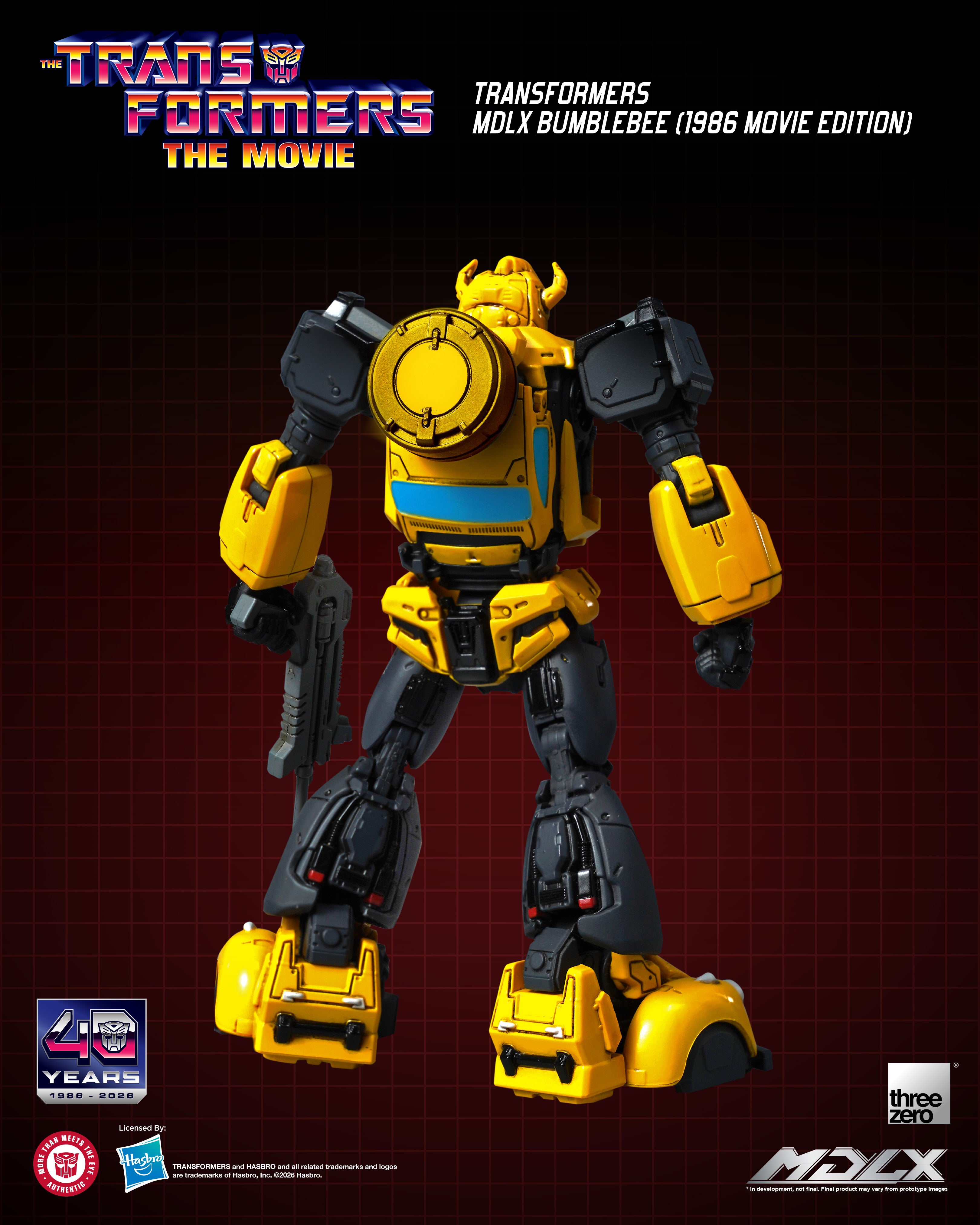 PRE-ORDER THREEZERO Transformers MDLX Bumblebee (1986 Movie Edition)