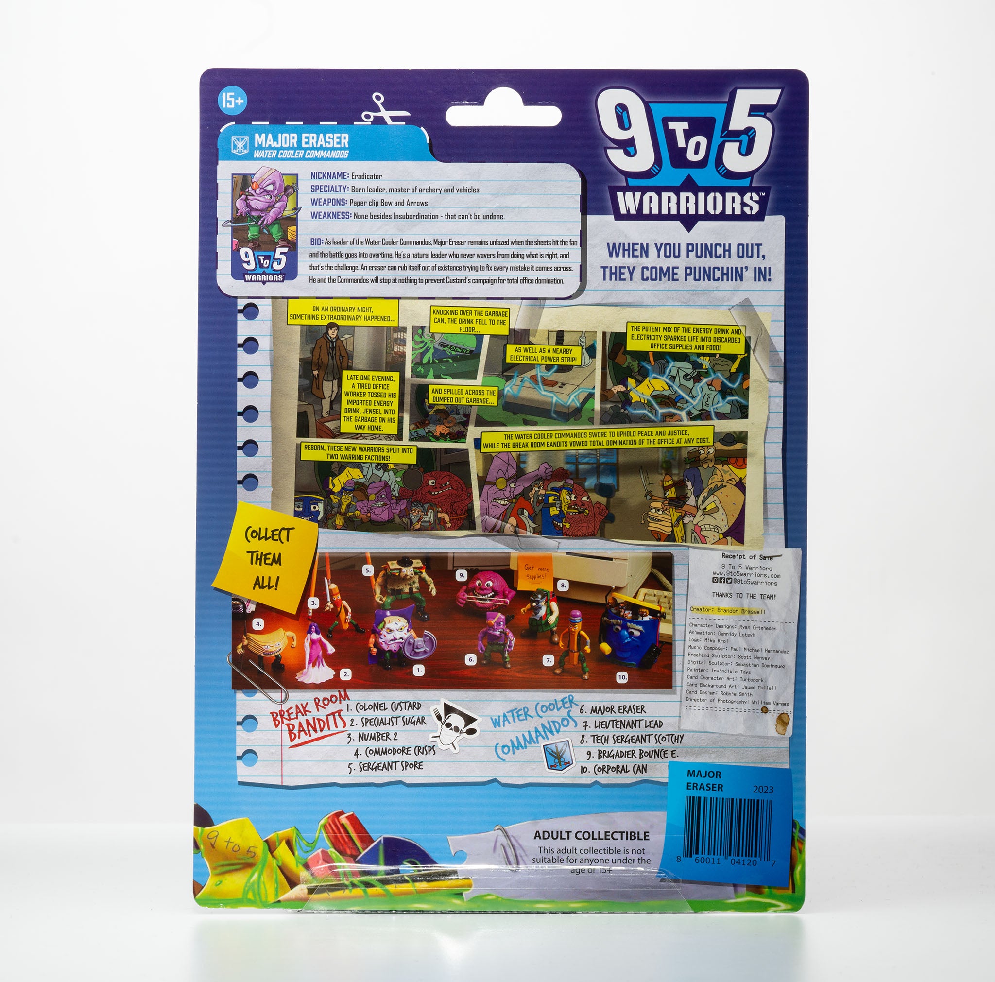 9 to 5 Warriors Major Eraser