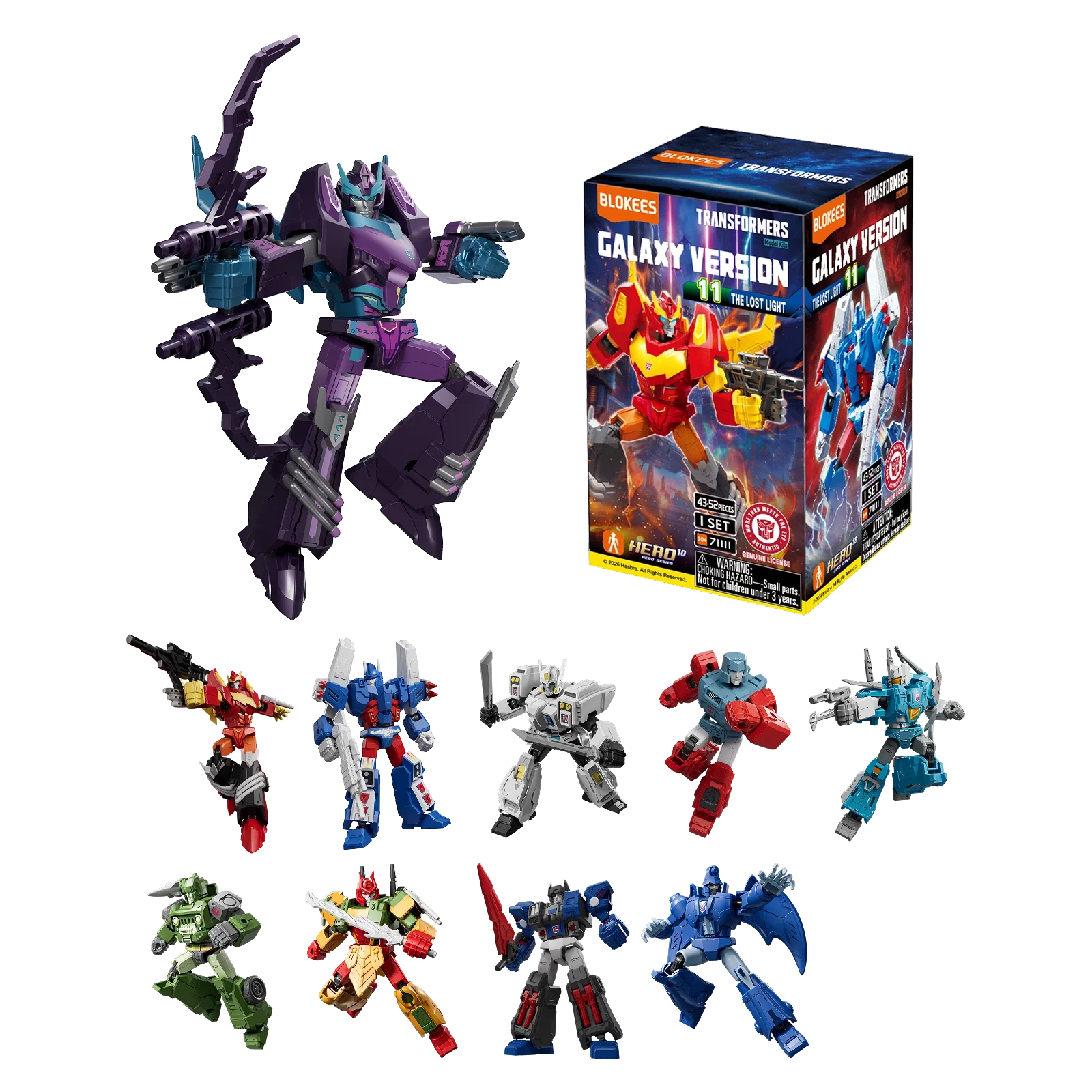Transformers Blokees Galaxy Version 11 GV11 Lost Light SEALED BOX OF 9