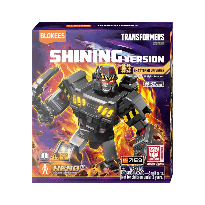 Transformers Blokees Shining Version 03 Shattered Universe RANDOM SINGLE BLIND BOX