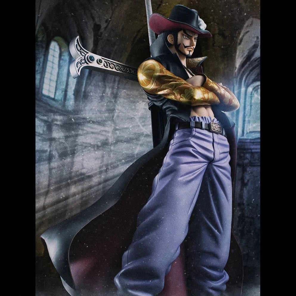 Bandai One Piece 'Portrait of Pirates' Dracule Mihawk Limited Edition Statue