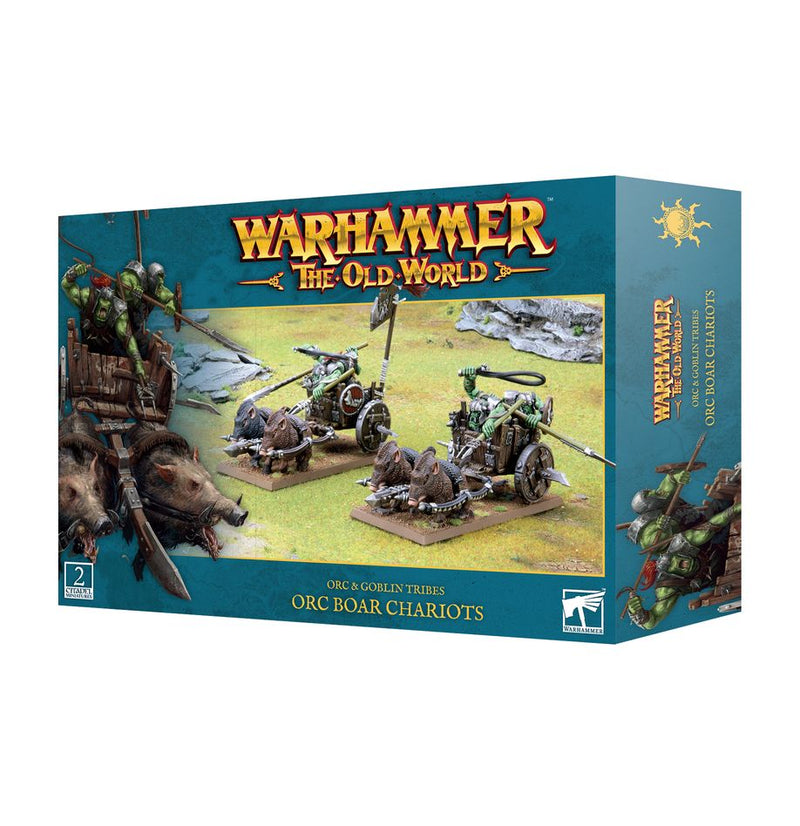 Warhammer The Old World Orc Boar Chariots