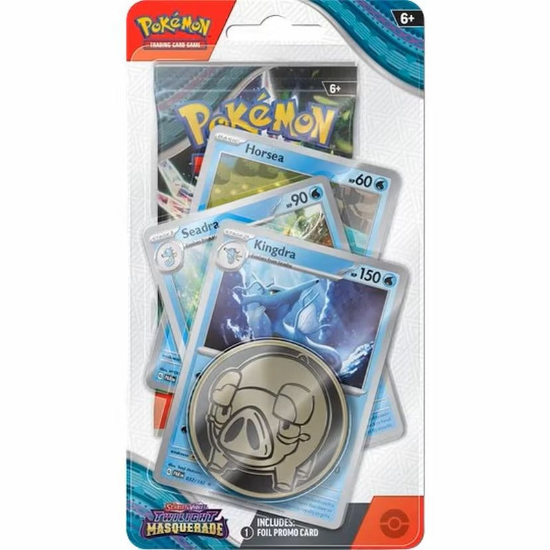 Pokemon TCG: Scarlet & Violet 6 - Twilight Masquerade - Premium Checklane - Kingdra