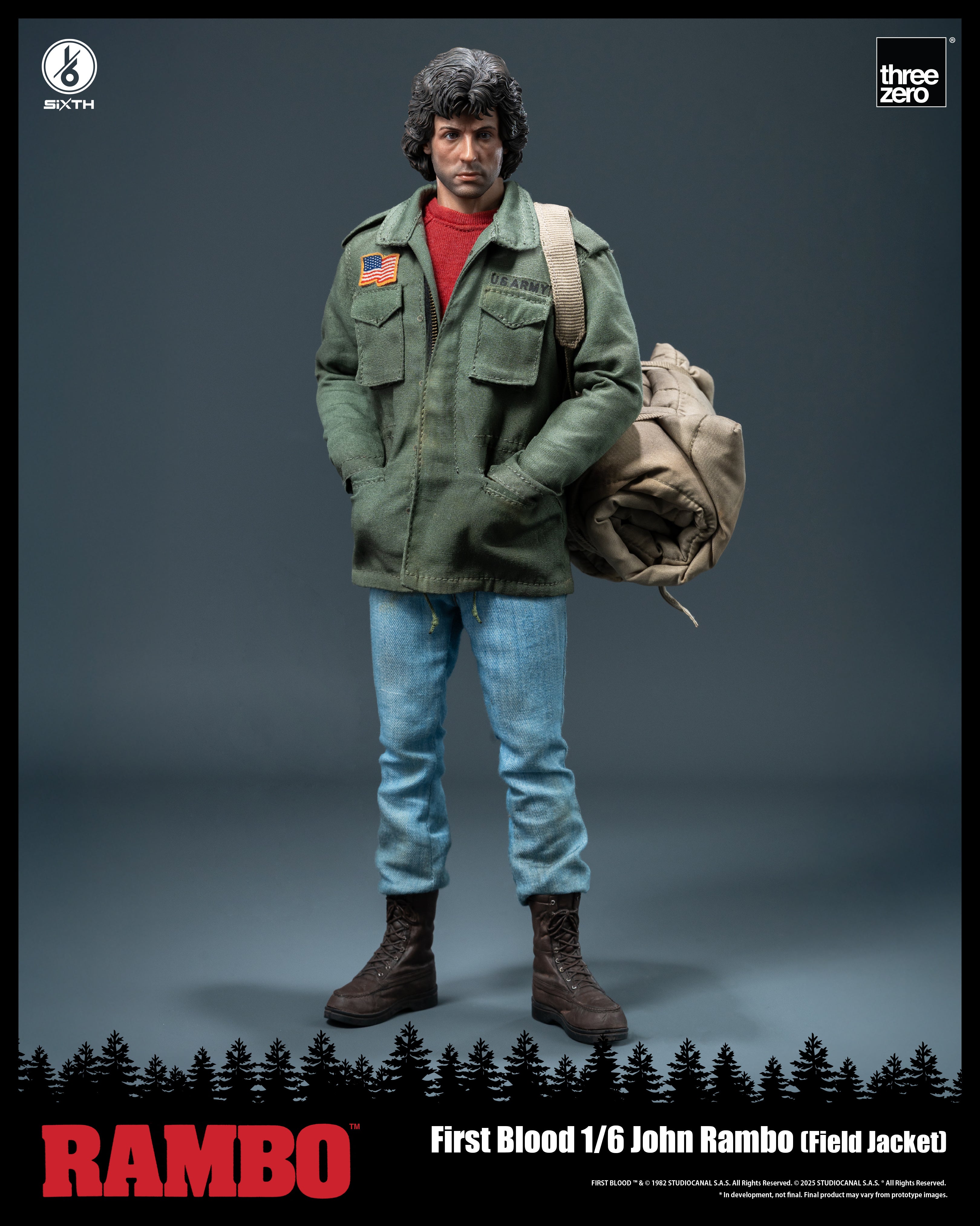 PRE-ORDER THREEZERO Rambo: First Blood - 1/6 John Rambo (Field Jacket)