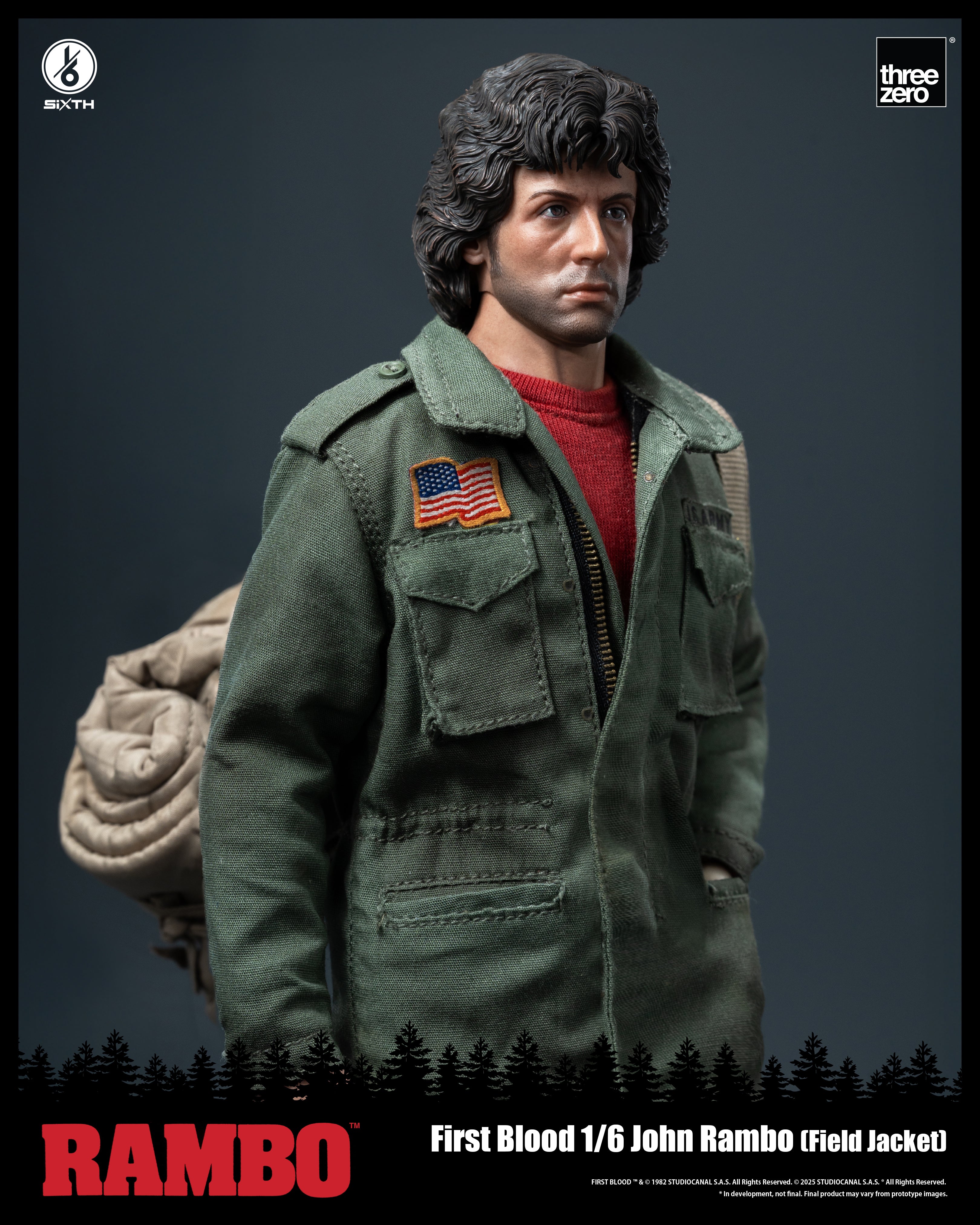 PRE-ORDER THREEZERO Rambo: First Blood - 1/6 John Rambo (Field Jacket)