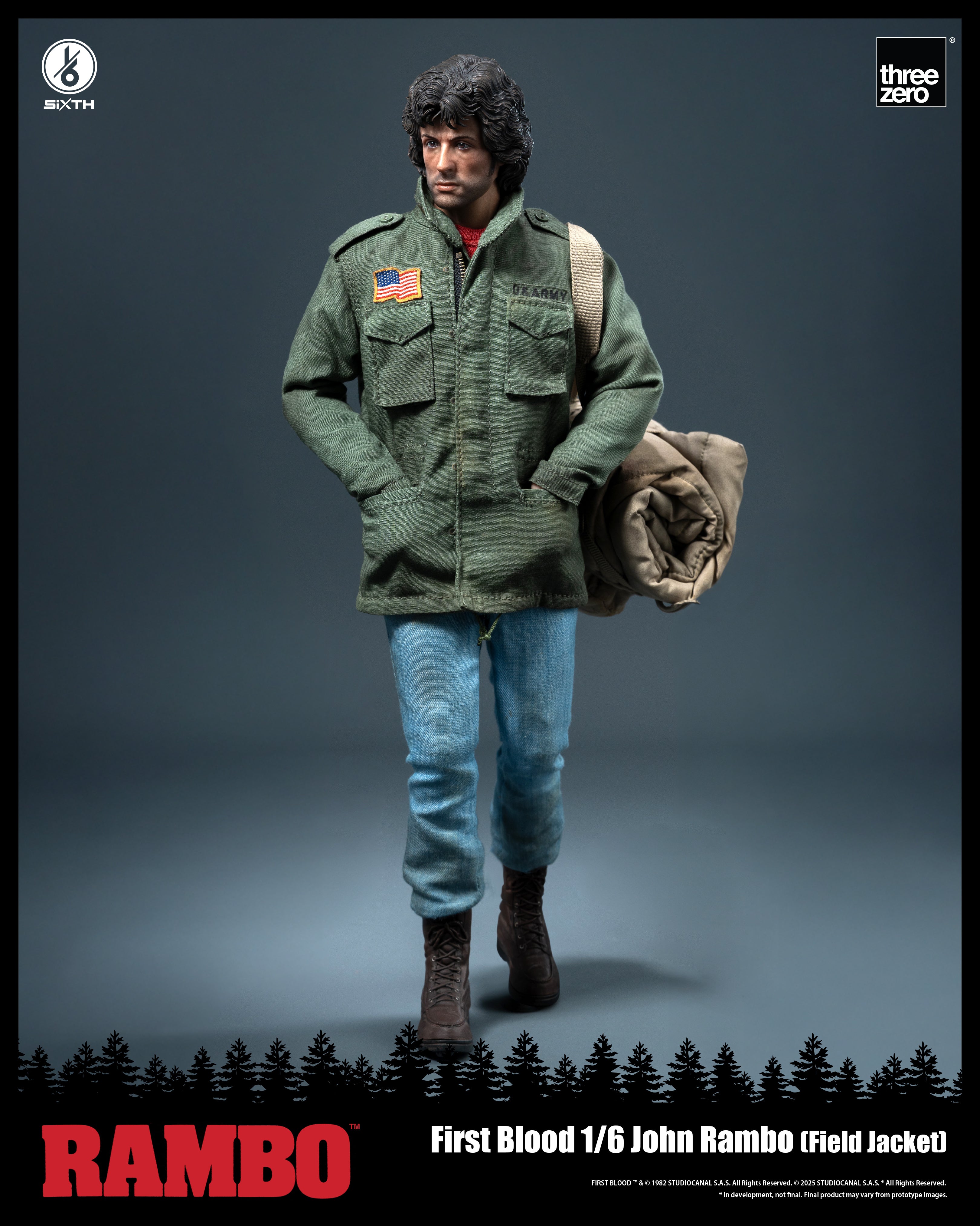 PRE-ORDER THREEZERO Rambo: First Blood - 1/6 John Rambo (Field Jacket)