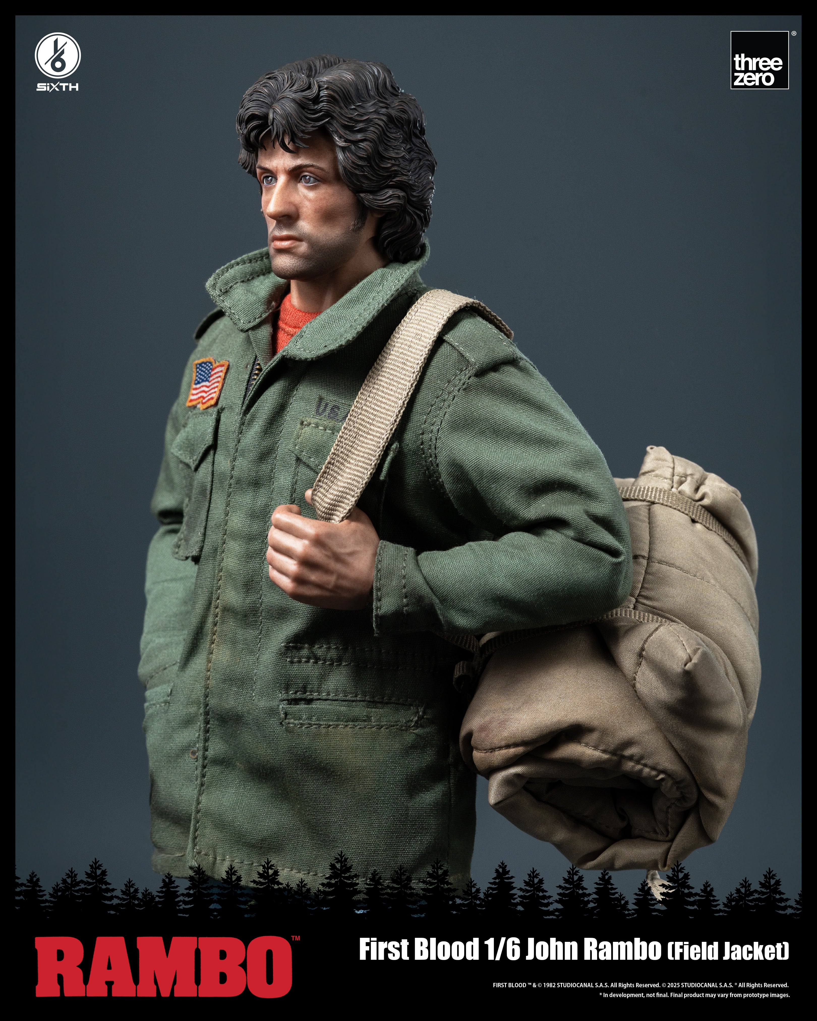 PRE-ORDER THREEZERO Rambo: First Blood - 1/6 John Rambo (Field Jacket)