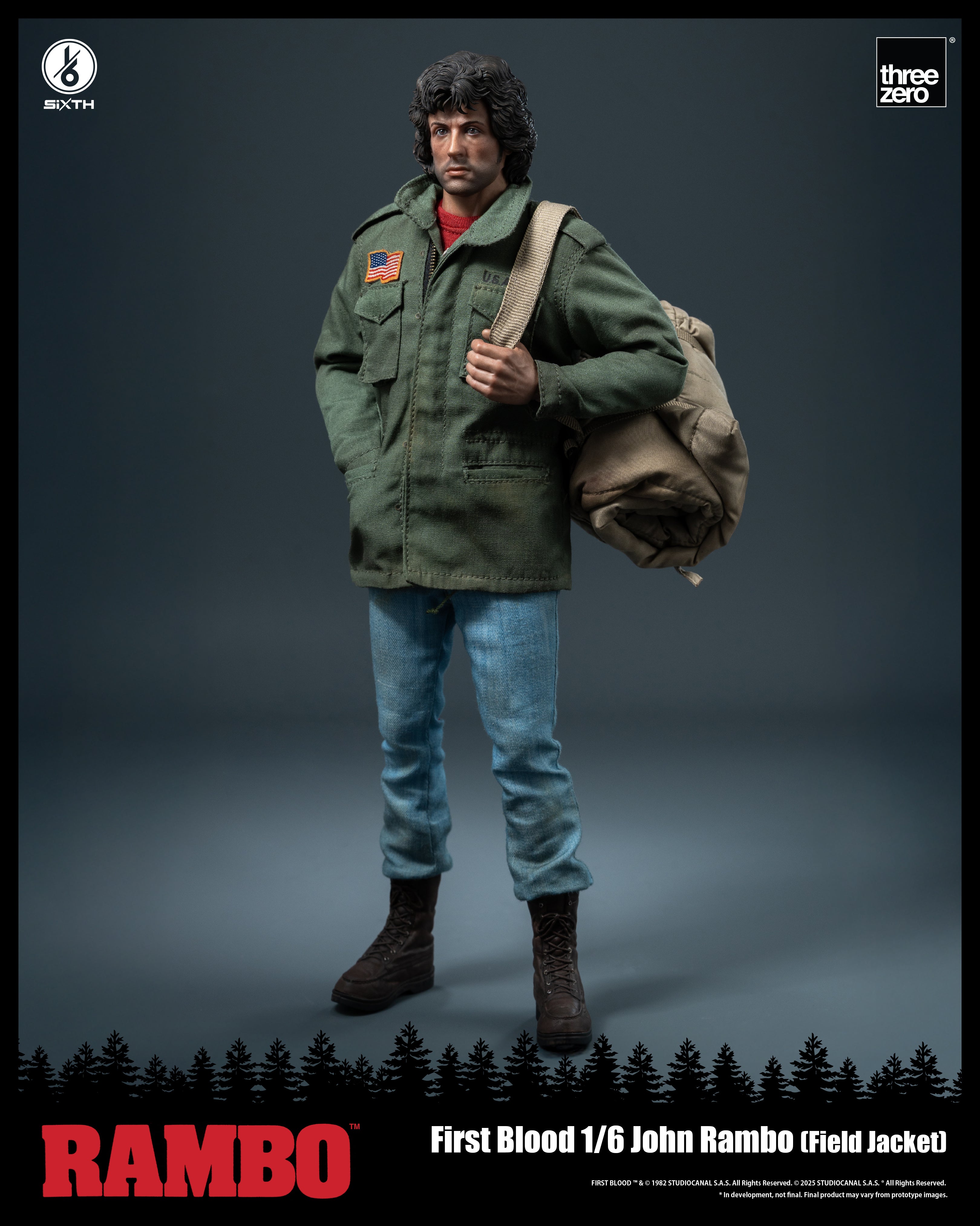 PRE-ORDER THREEZERO Rambo: First Blood - 1/6 John Rambo (Field Jacket)