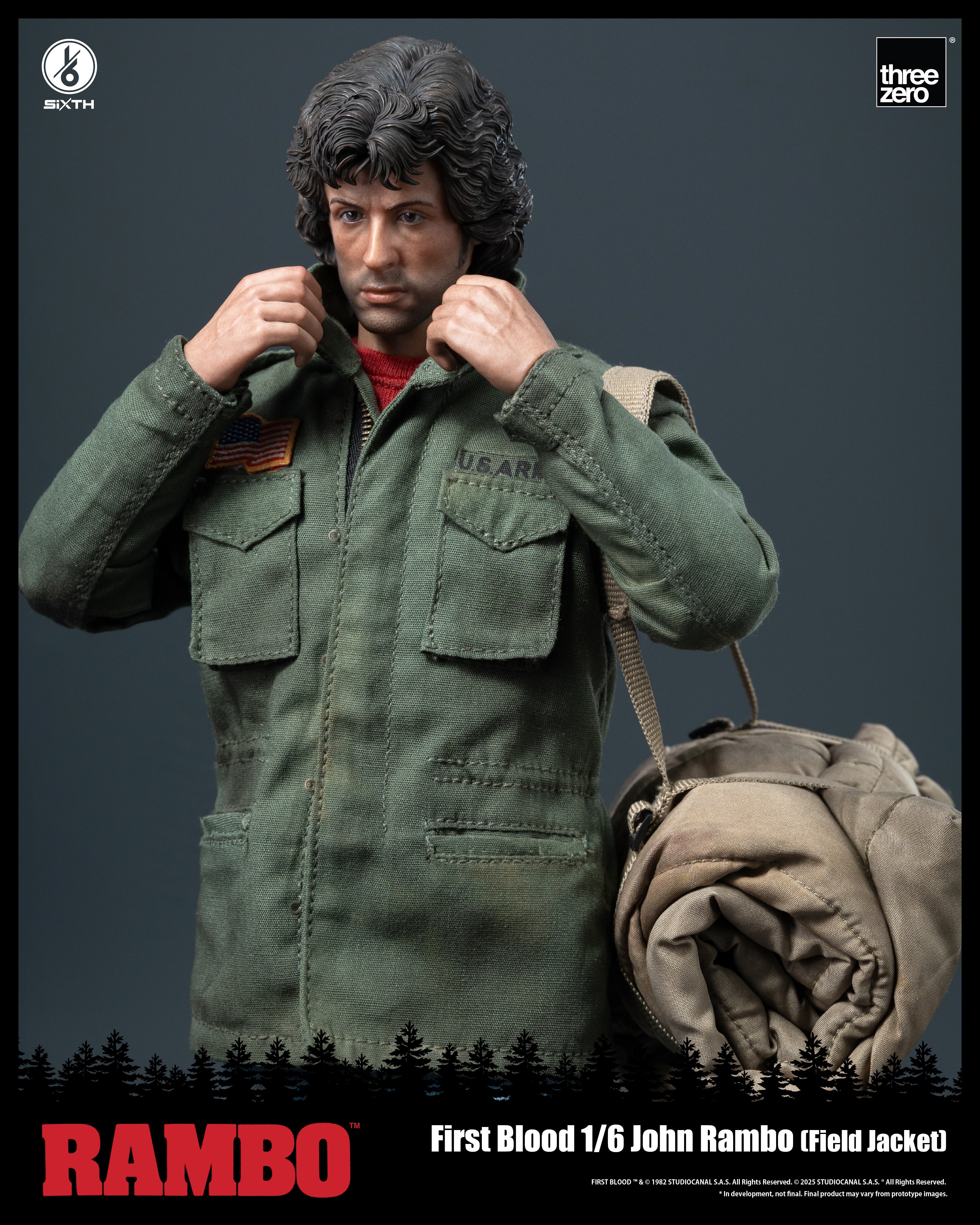 PRE-ORDER THREEZERO Rambo: First Blood - 1/6 John Rambo (Field Jacket)