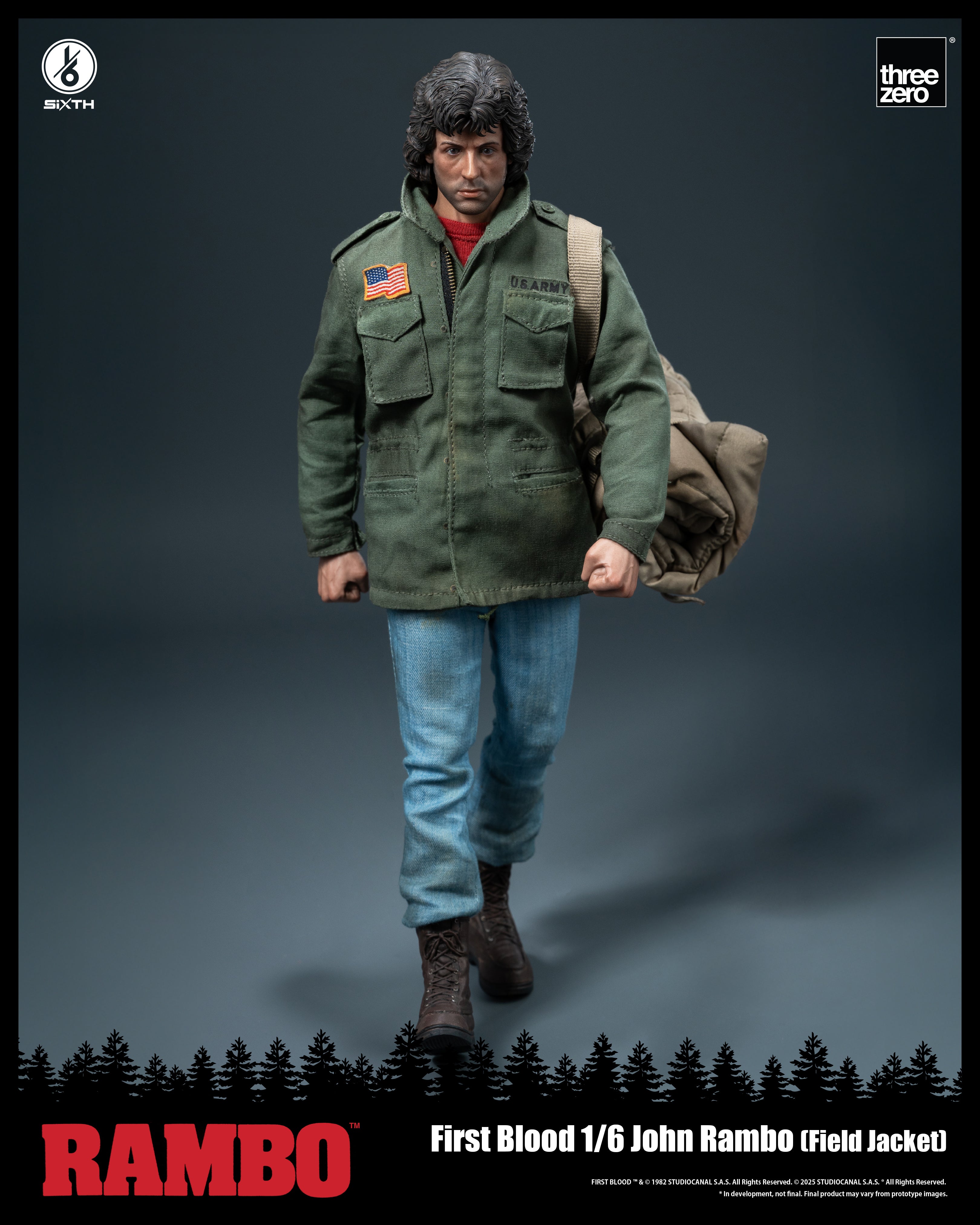 PRE-ORDER THREEZERO Rambo: First Blood - 1/6 John Rambo (Field Jacket)