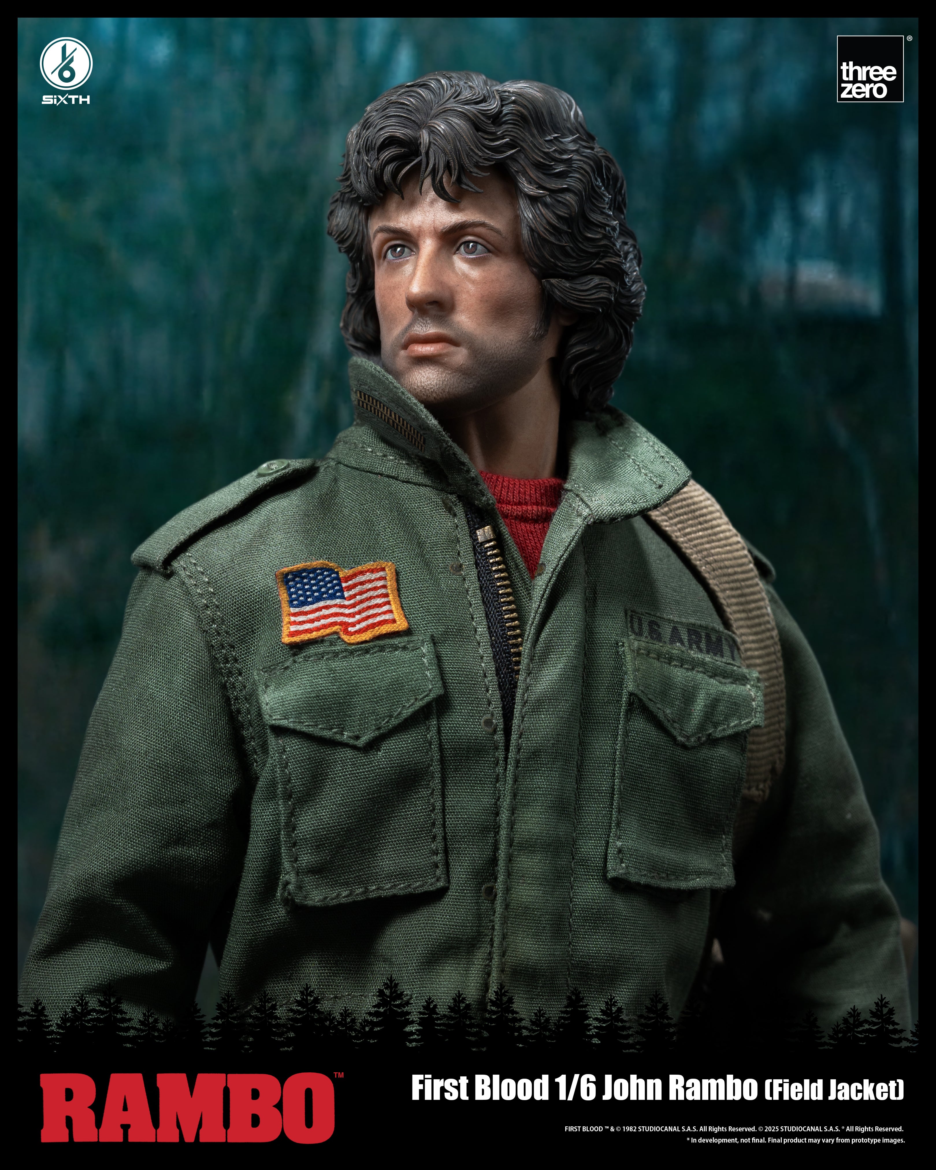PRE-ORDER THREEZERO Rambo: First Blood - 1/6 John Rambo (Field Jacket)