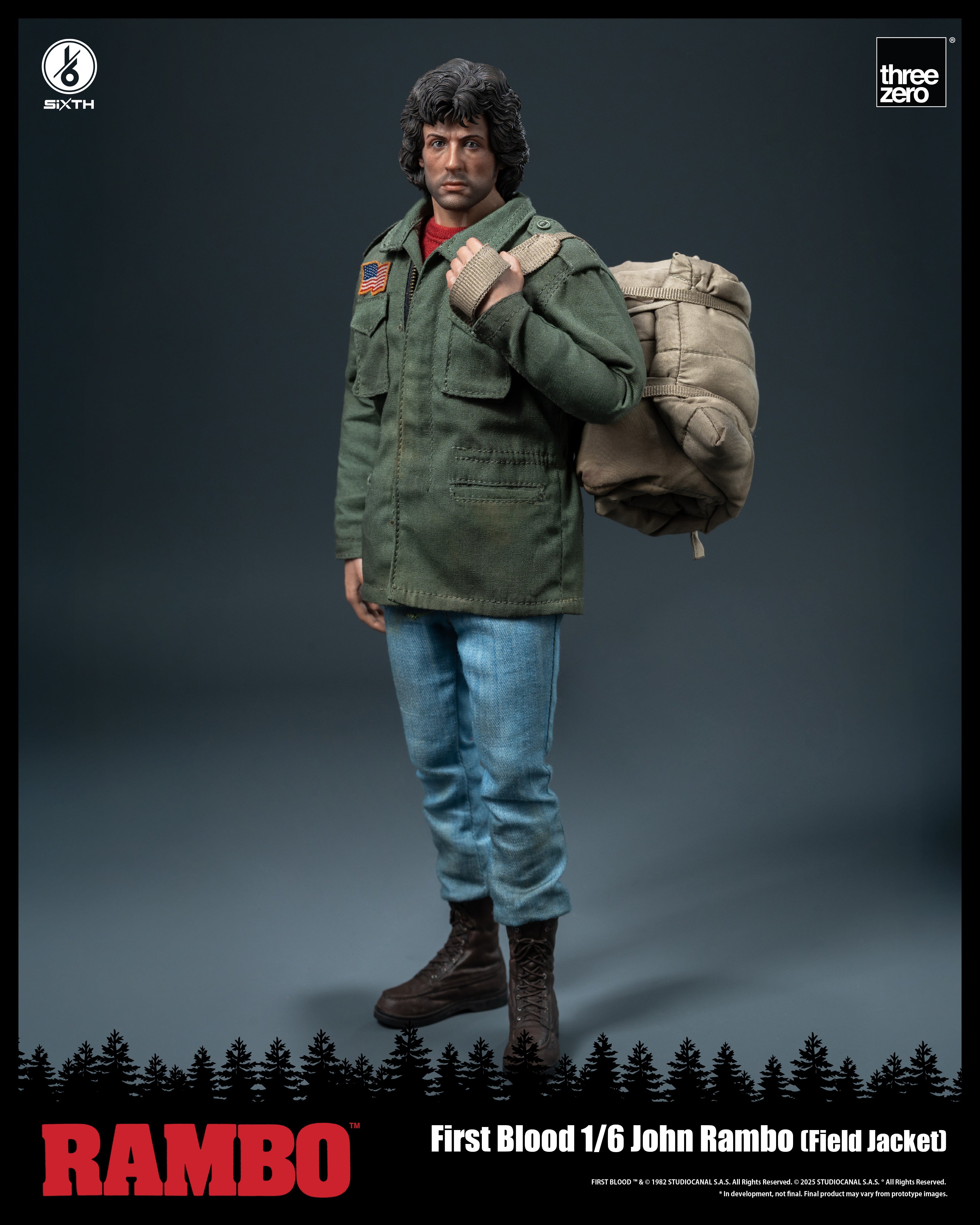 PRE-ORDER THREEZERO Rambo: First Blood - 1/6 John Rambo (Field Jacket)