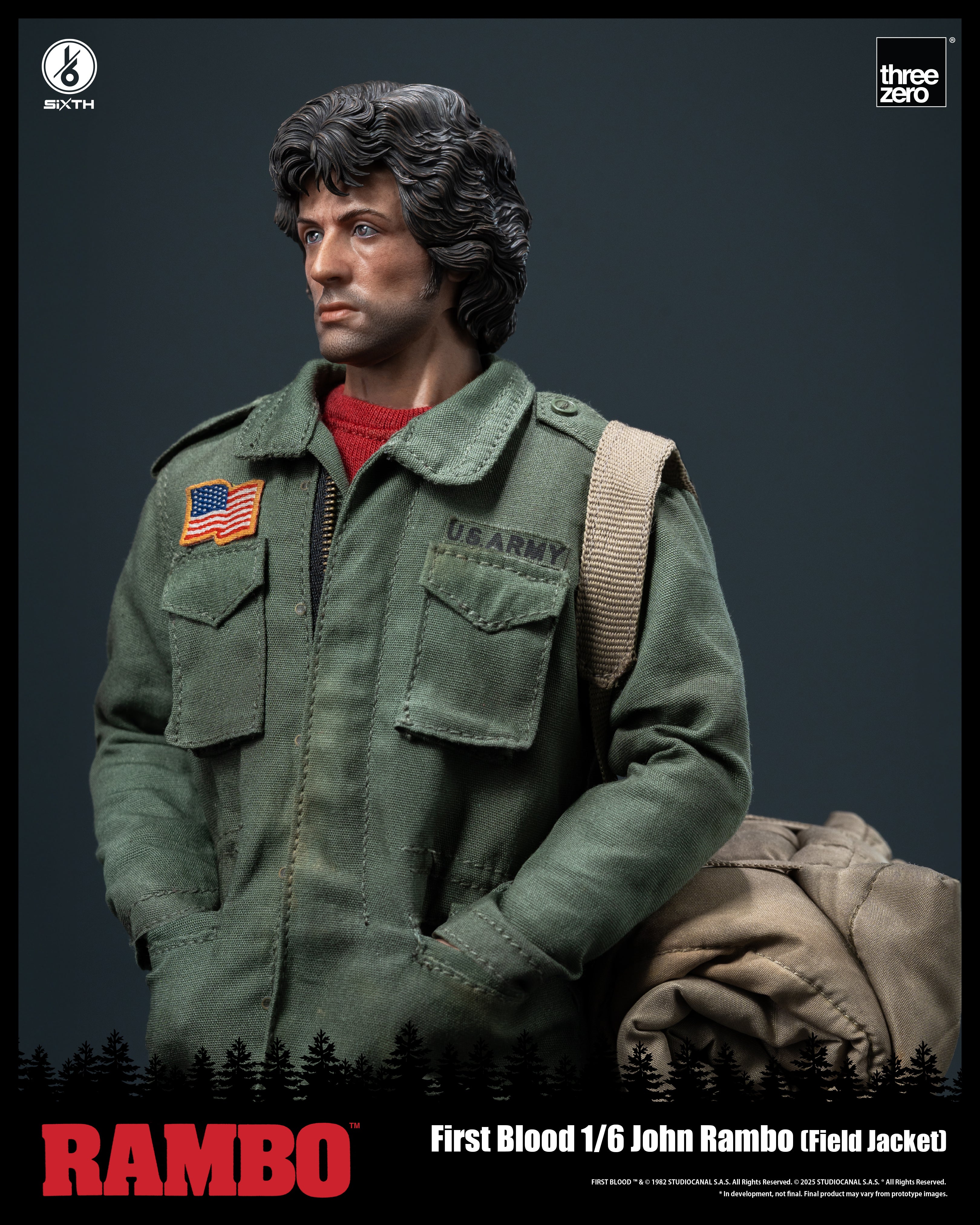 PRE-ORDER THREEZERO Rambo: First Blood - 1/6 John Rambo (Field Jacket)