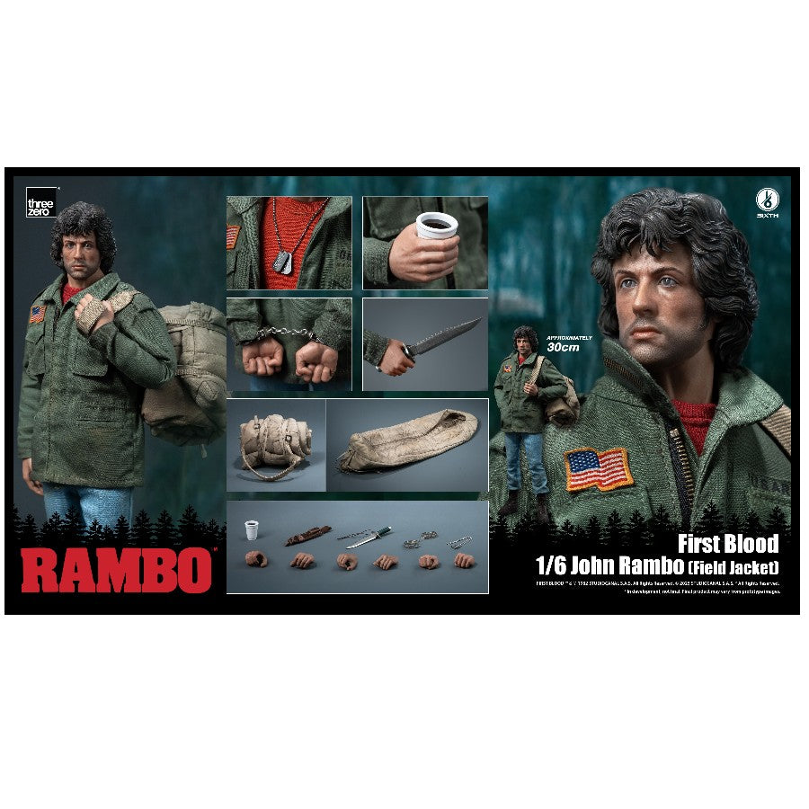 PRE-ORDER THREEZERO Rambo: First Blood - 1/6 John Rambo (Field Jacket)