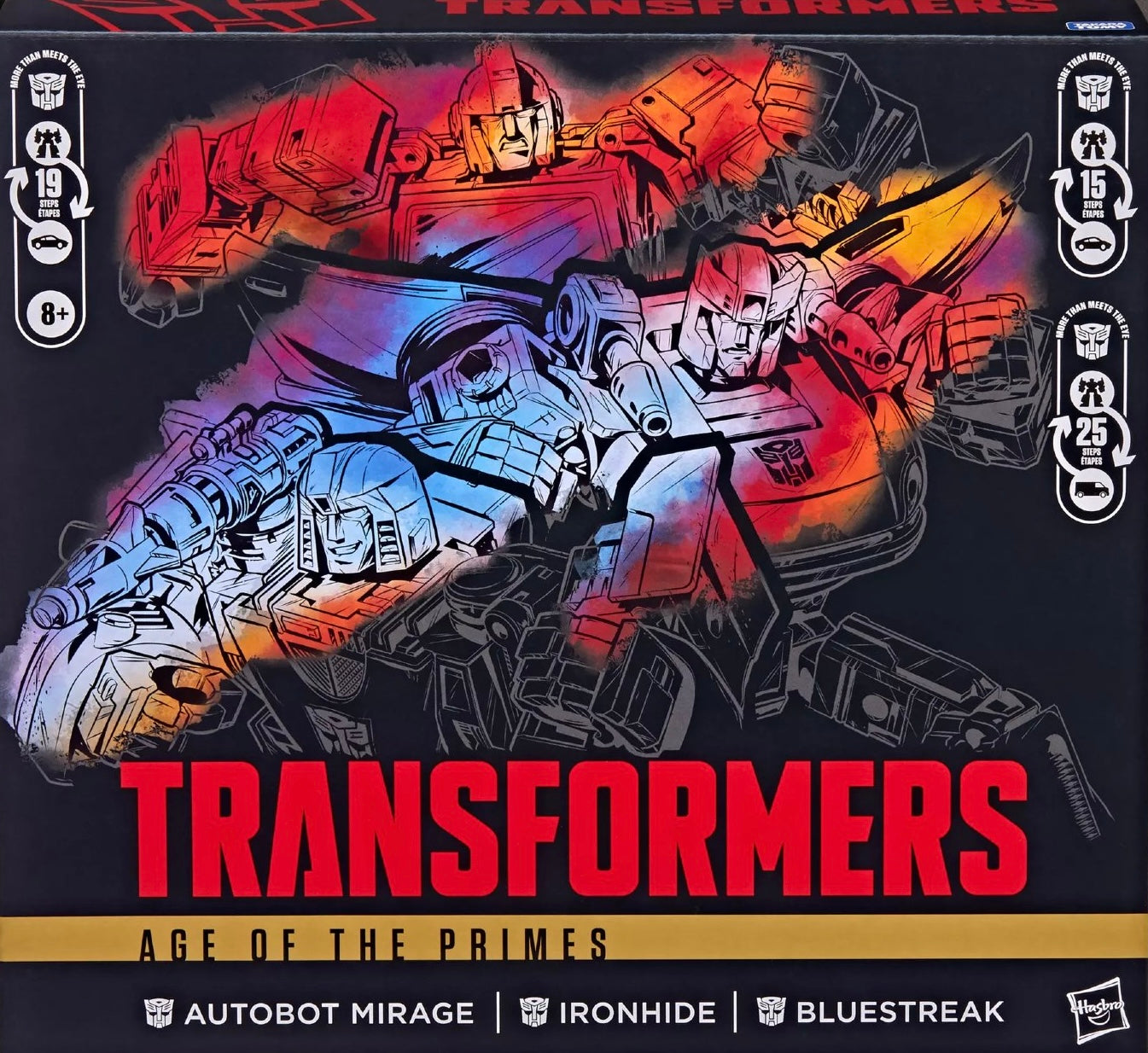 PRE-ORDER Transformers Age of the Primes Autobot 3 Pack - Ironhide, Mirage & Bluestreak