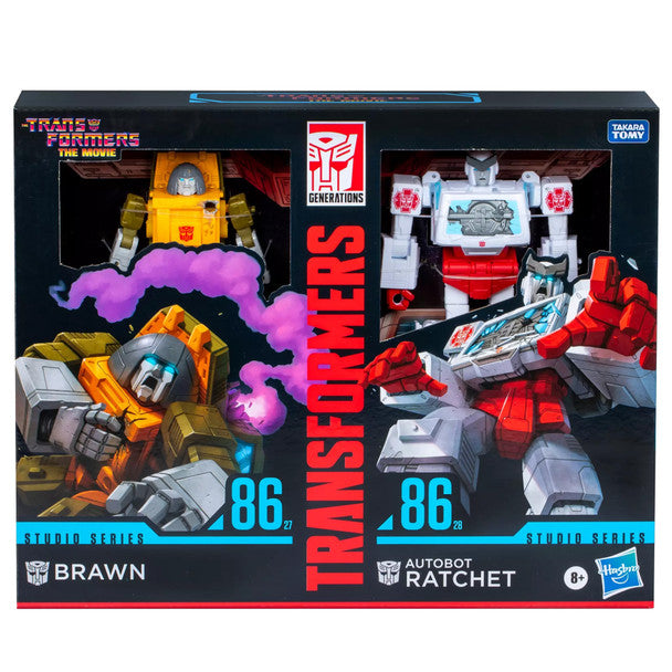 Transformers Studio Series (86 Movie) Brawn & Ratchet Decepticon Shuttle Ambush