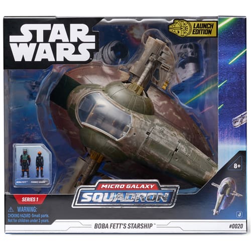 Star Wars Micro Galaxy Boba Fett's Starship NON MINT BOX