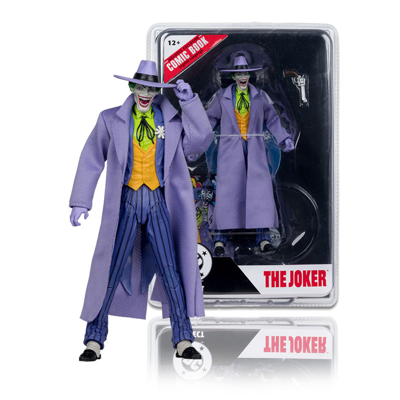 DC Direct (McFarlane Platinum Edition) The Joker With Comic Book
